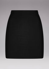 Black miniskirt
