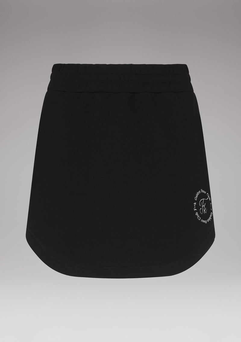 Black tip miniskirt