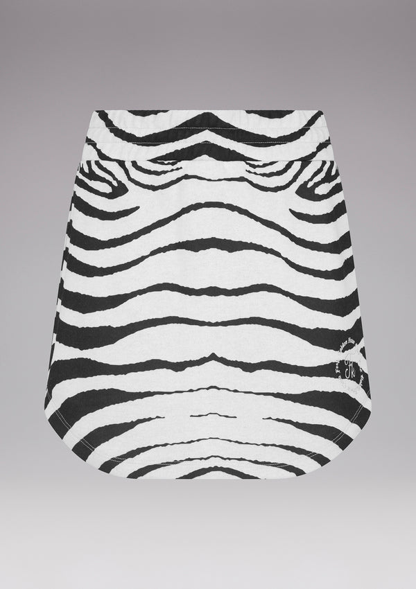 Zebra Miniskirt Straight