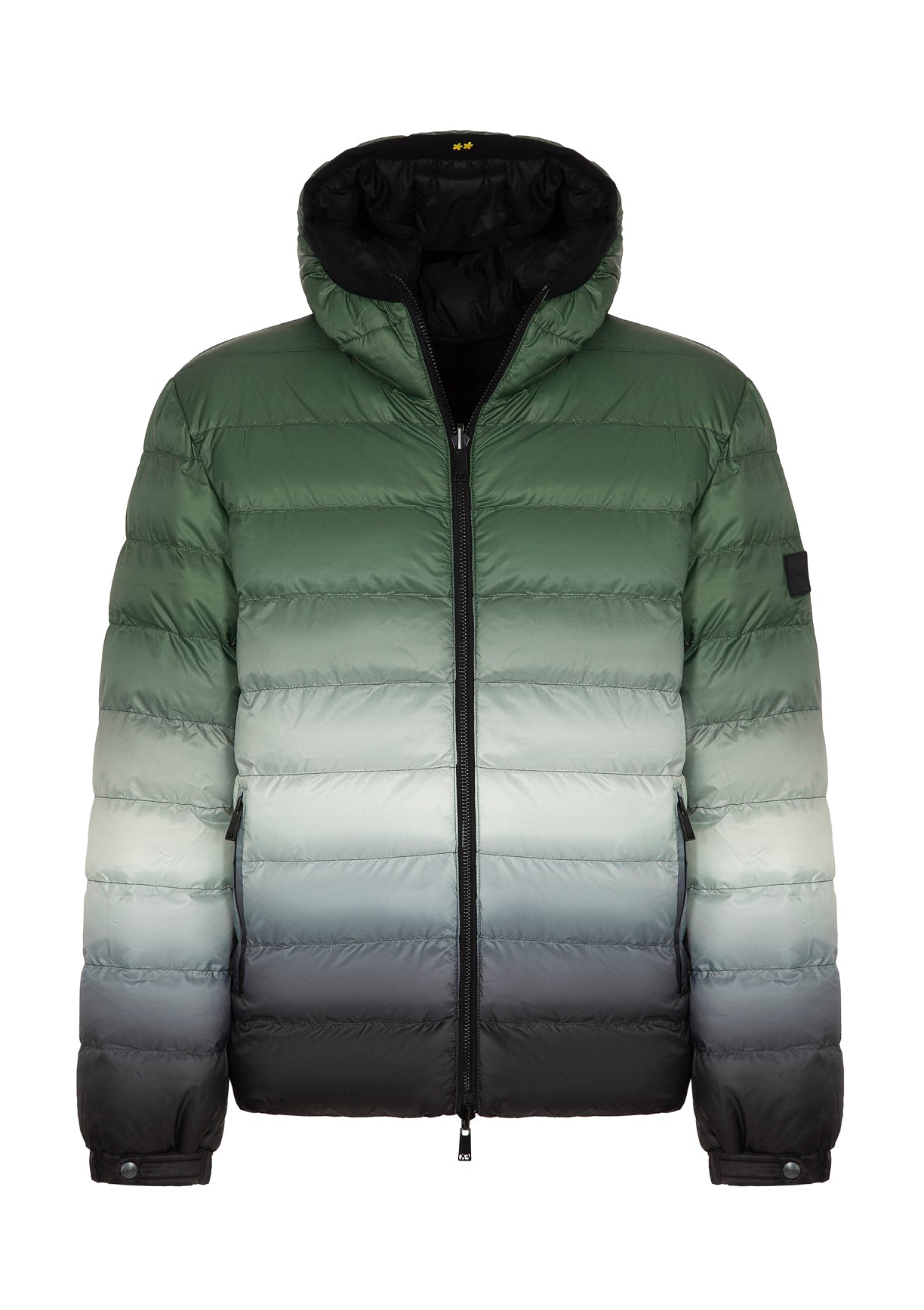 Reversible padded down jacket