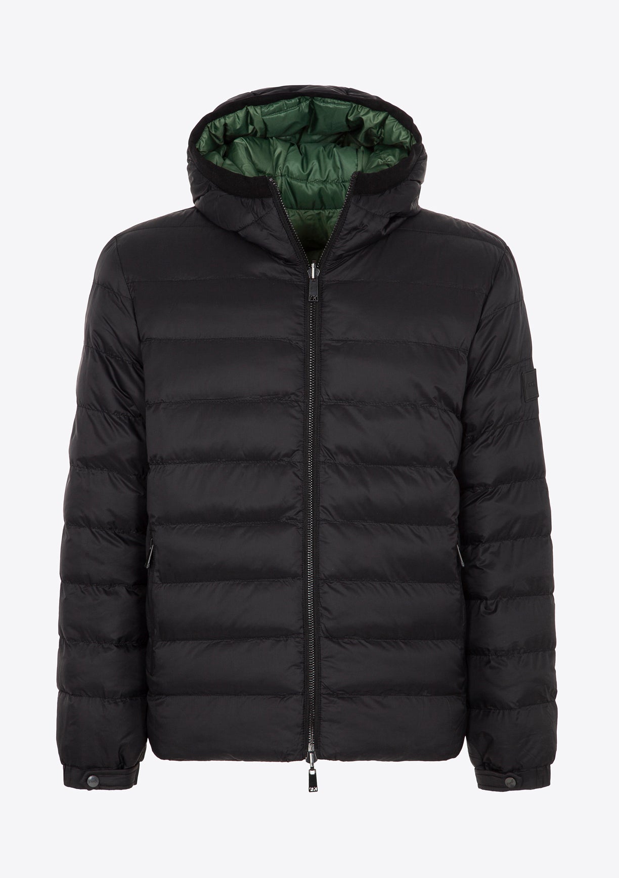 Reversible padded down jacket