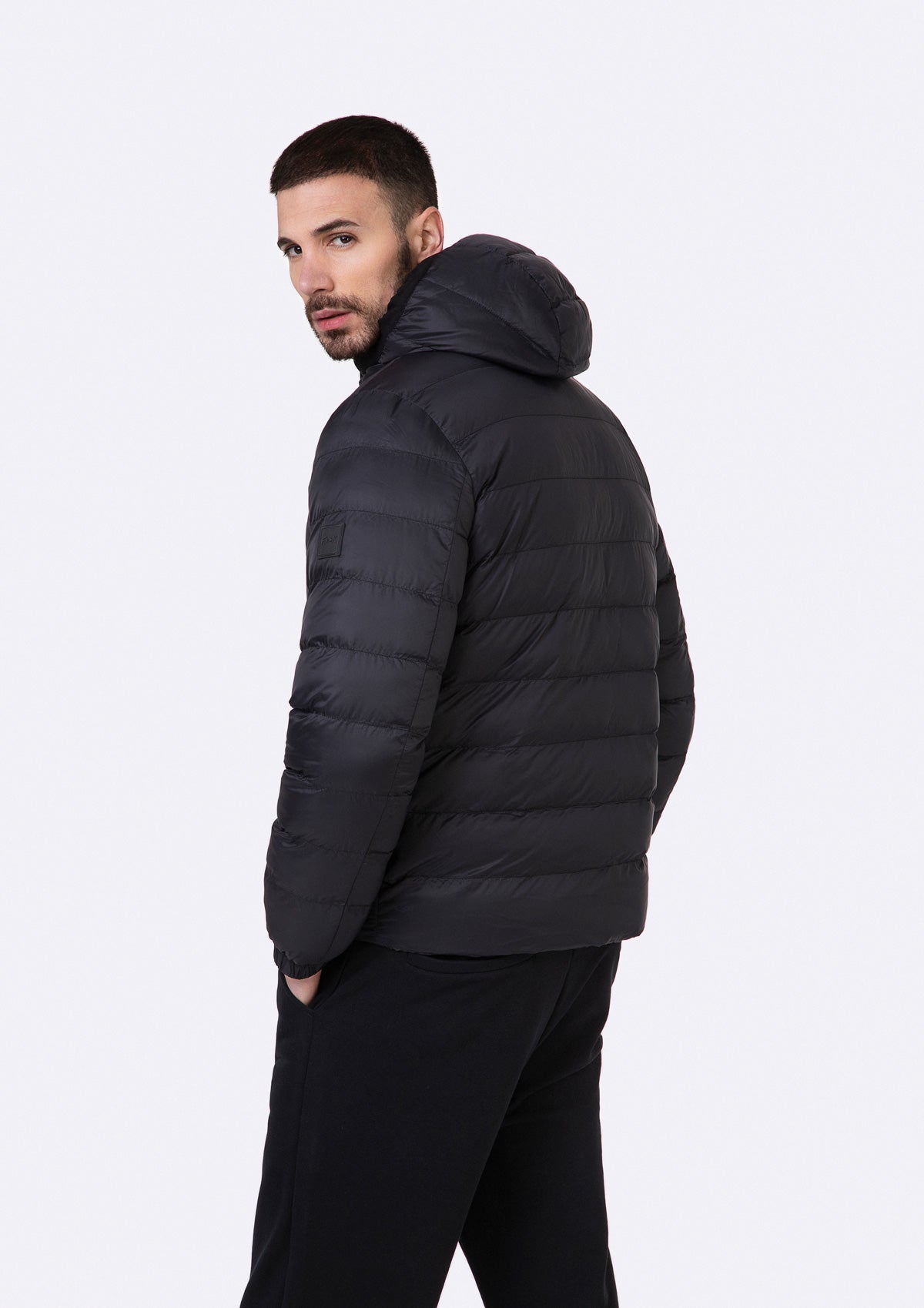 Image of Reversible padded down jacket