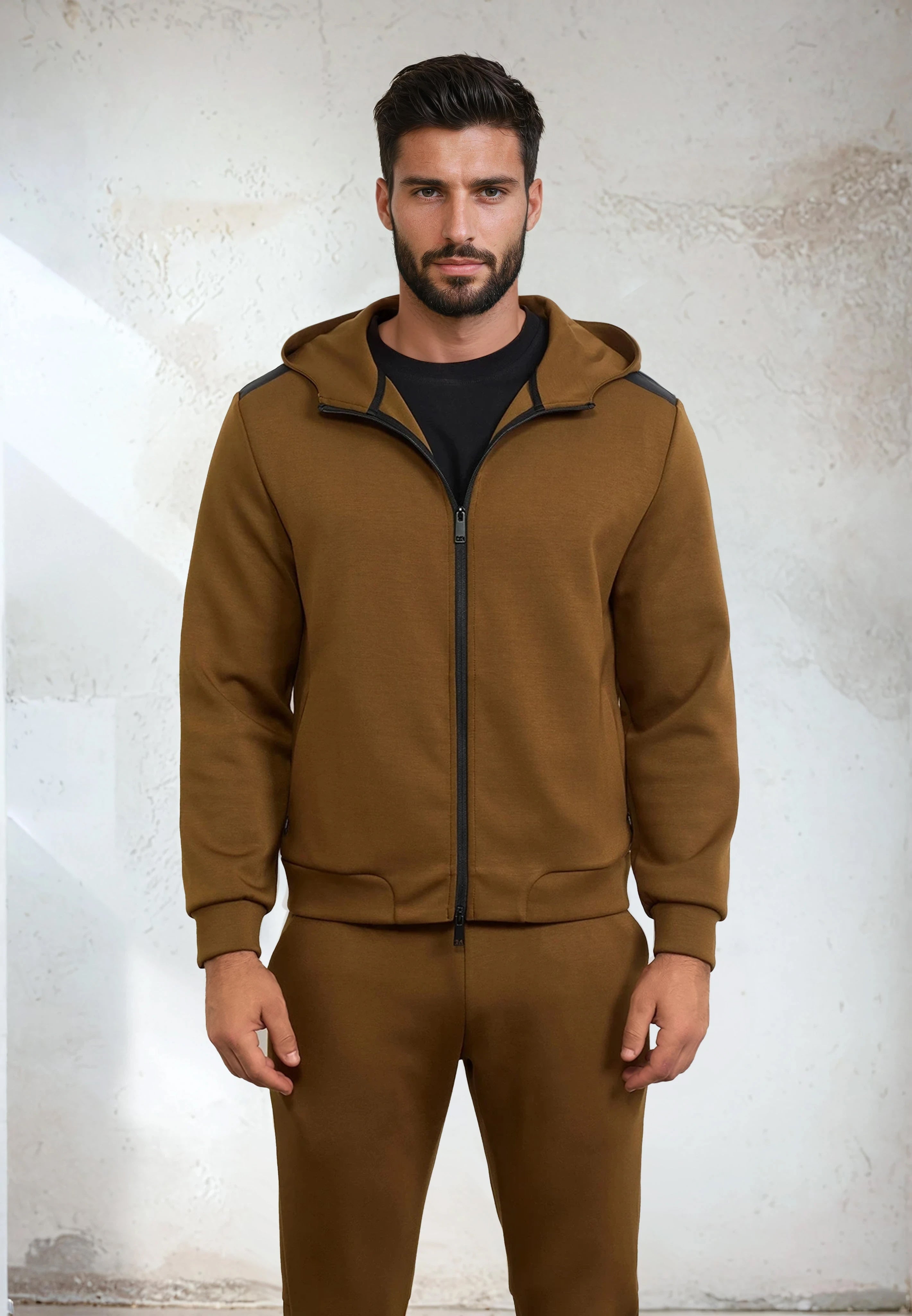 Felpa con Cappuccio Full Zip Uomo F**K Smoke M3100-SM