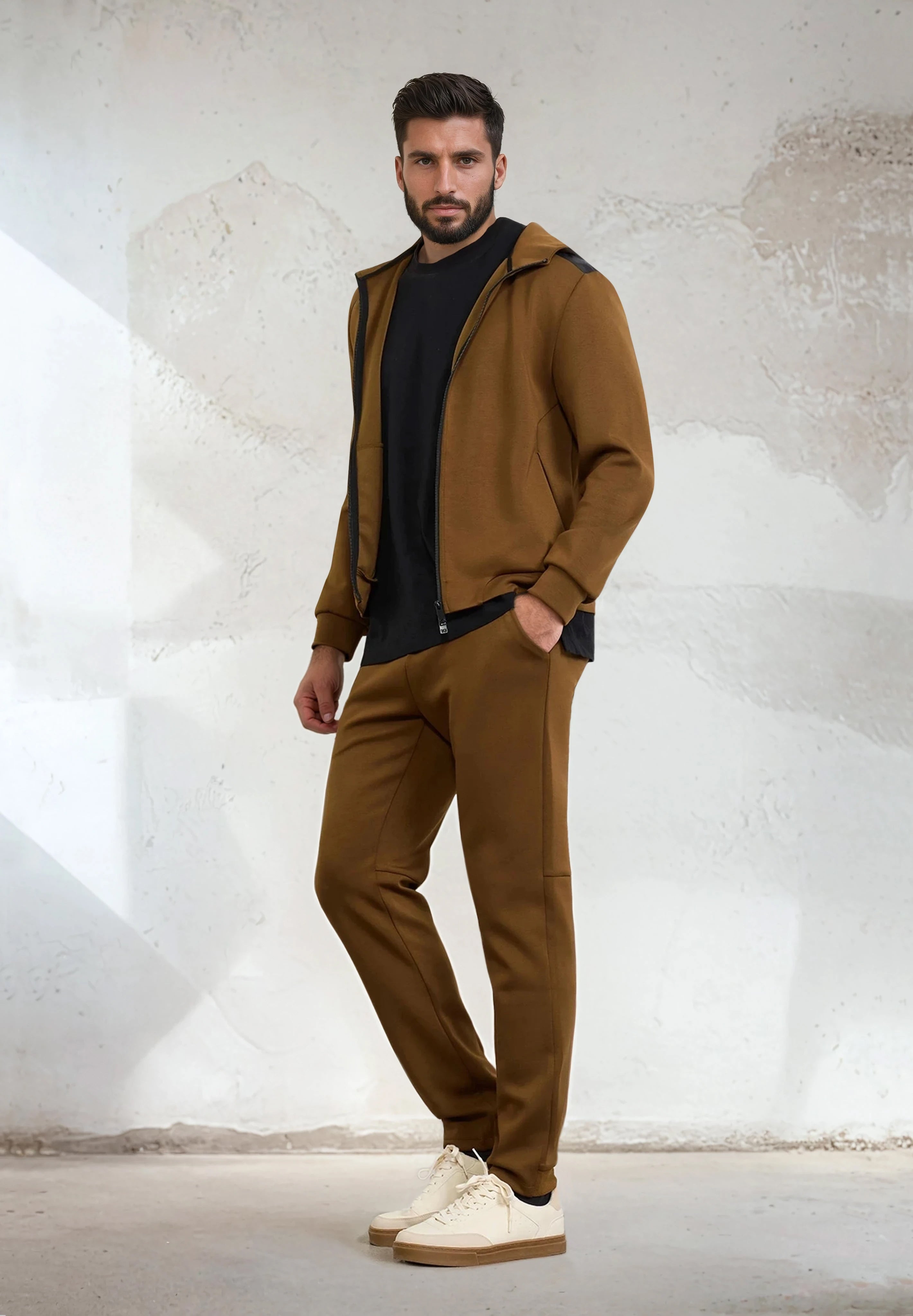 Felpa con Cappuccio Full Zip Uomo F**K Smoke M3100-SM