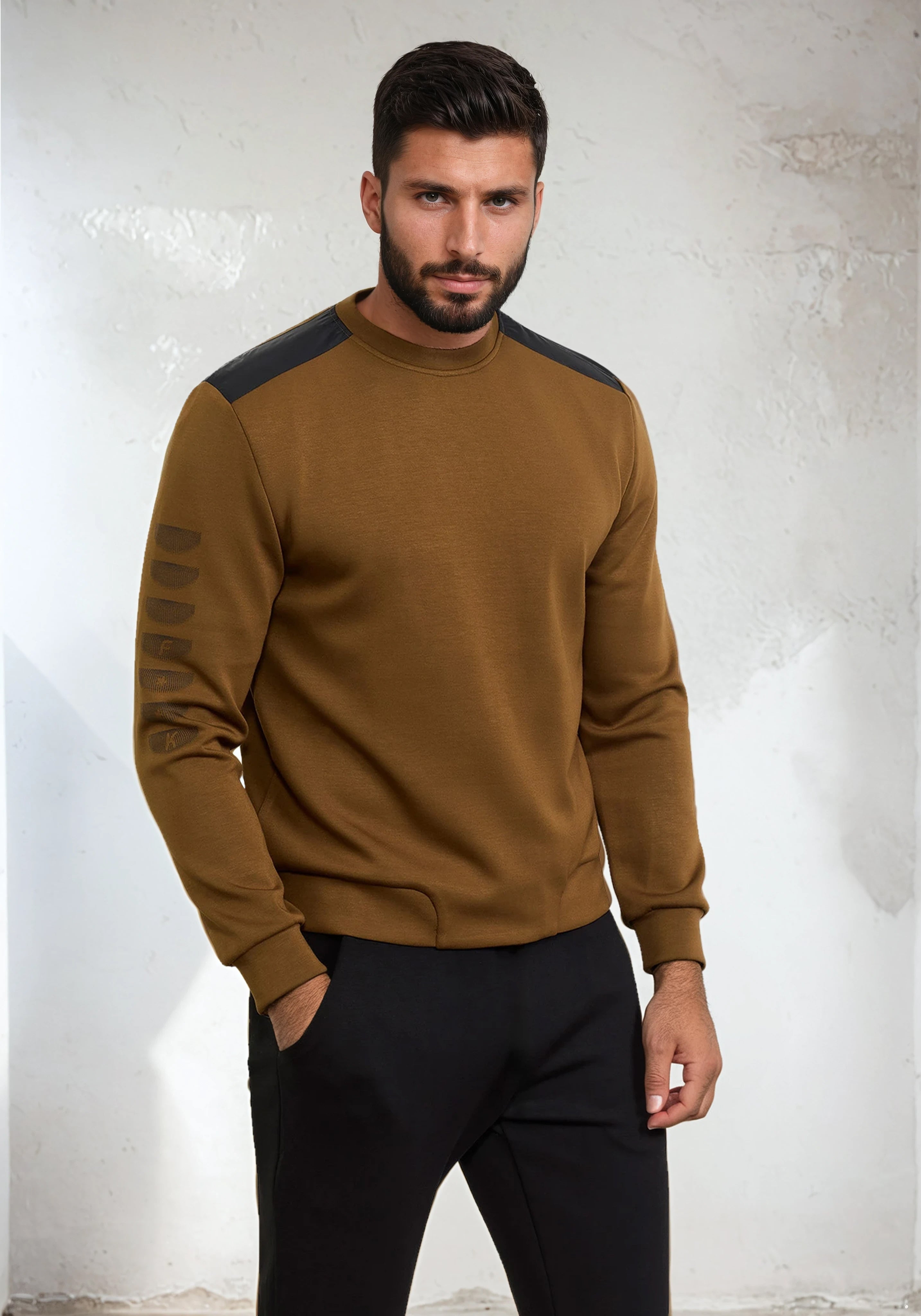 Felpa Paricollo Uomo F**K Smoke M3102-SM