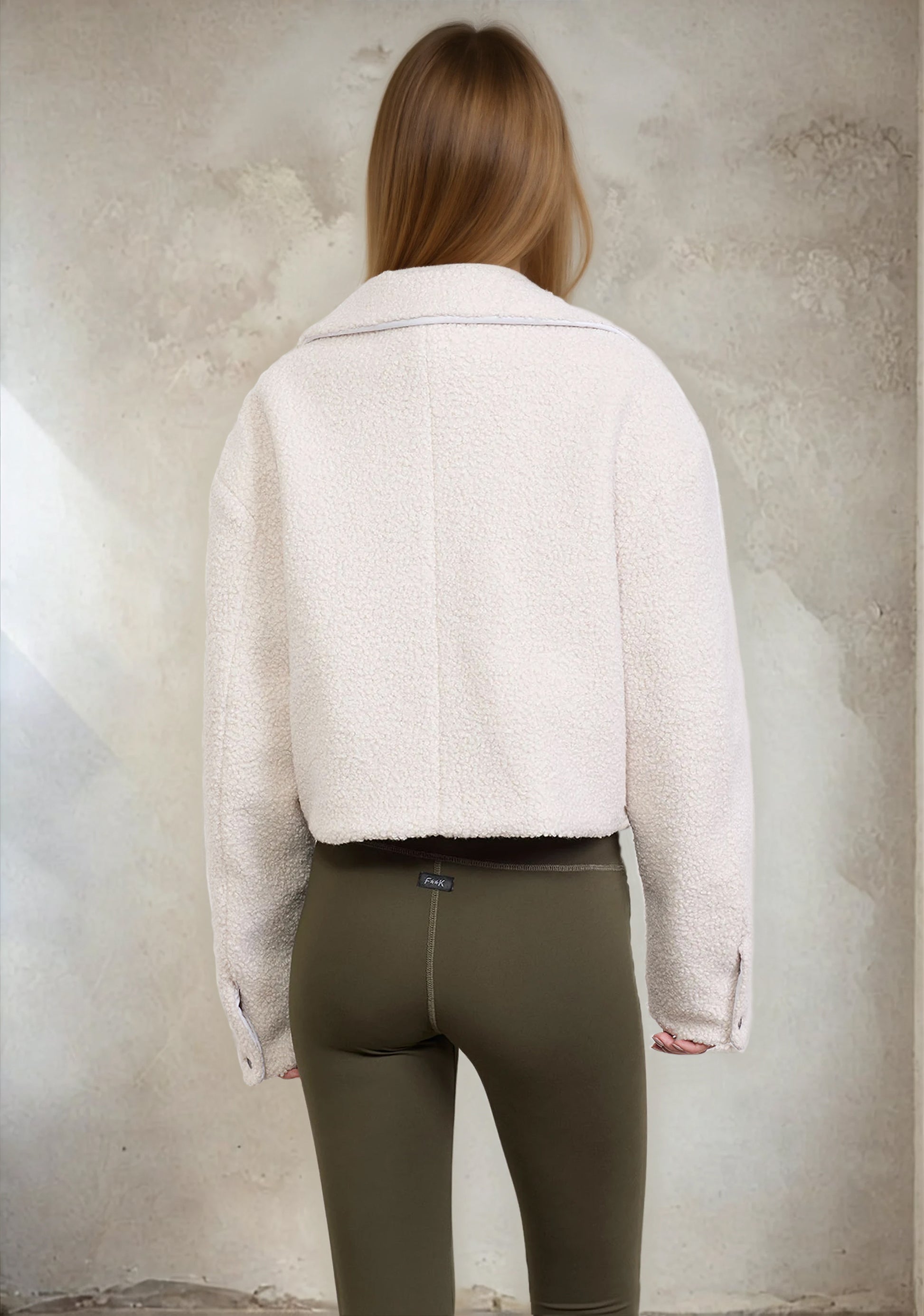 Giacca Teddy Donna F**K Bianca W0105-WH