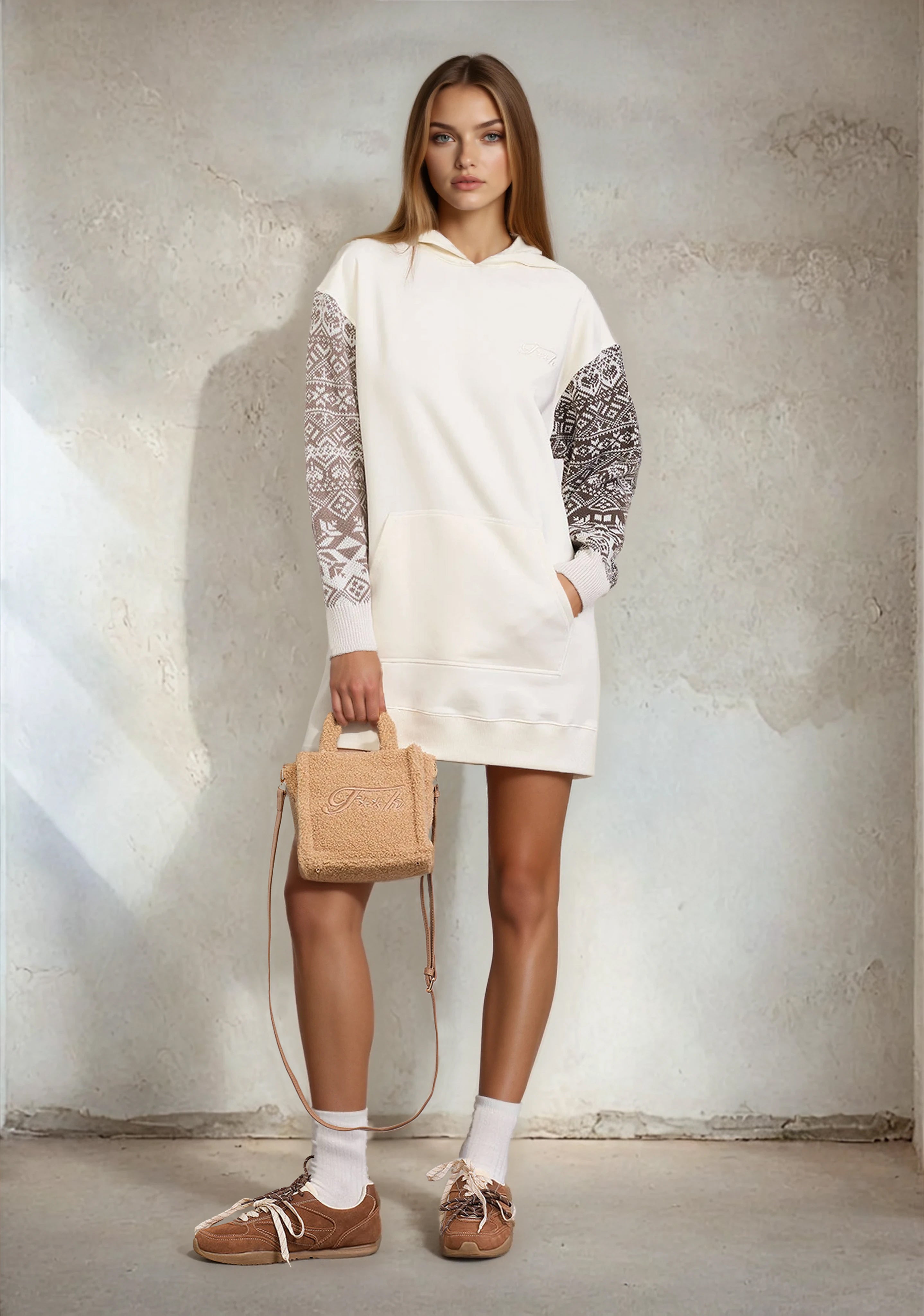 Cesto Bag Donna F**K Beige WW0010-BG