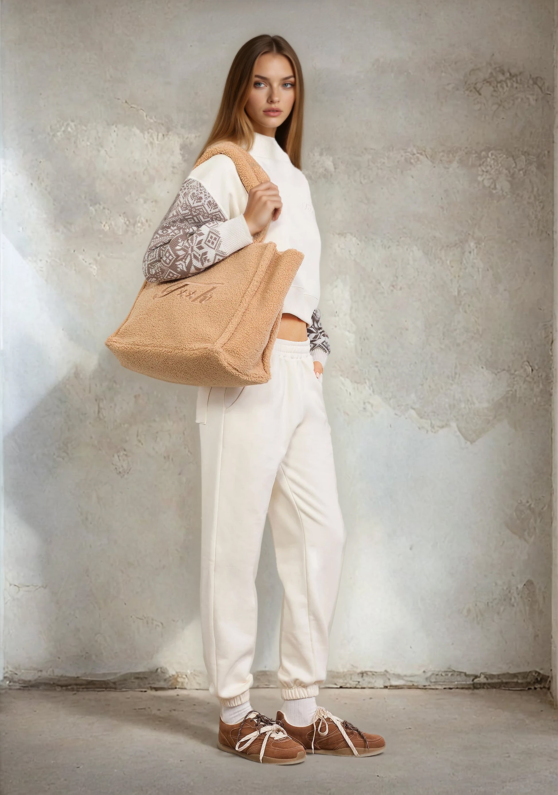 Felpa Crop Donna F**K Butter W0202-BT