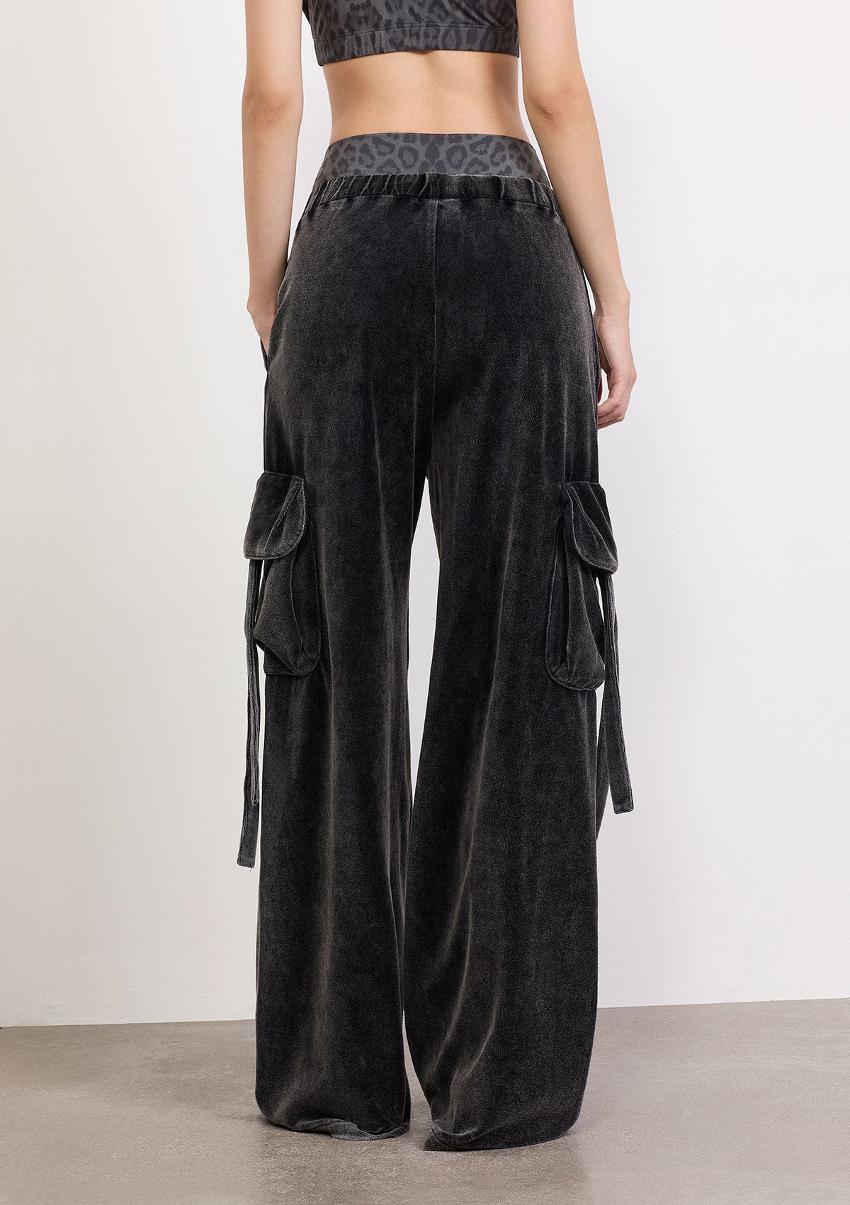 Pantalone Cargo Donna F**K Nero W0412-BK