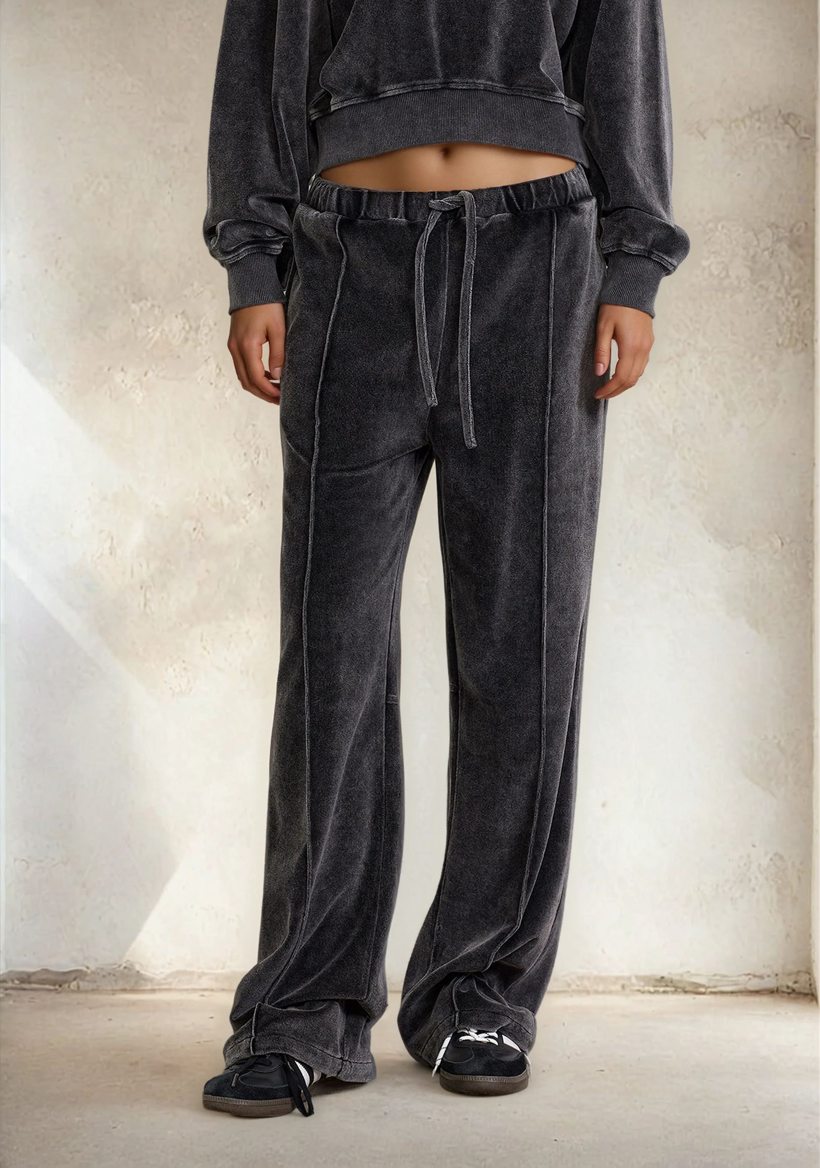 Pantalone Donna F**K Nero W0415-BK