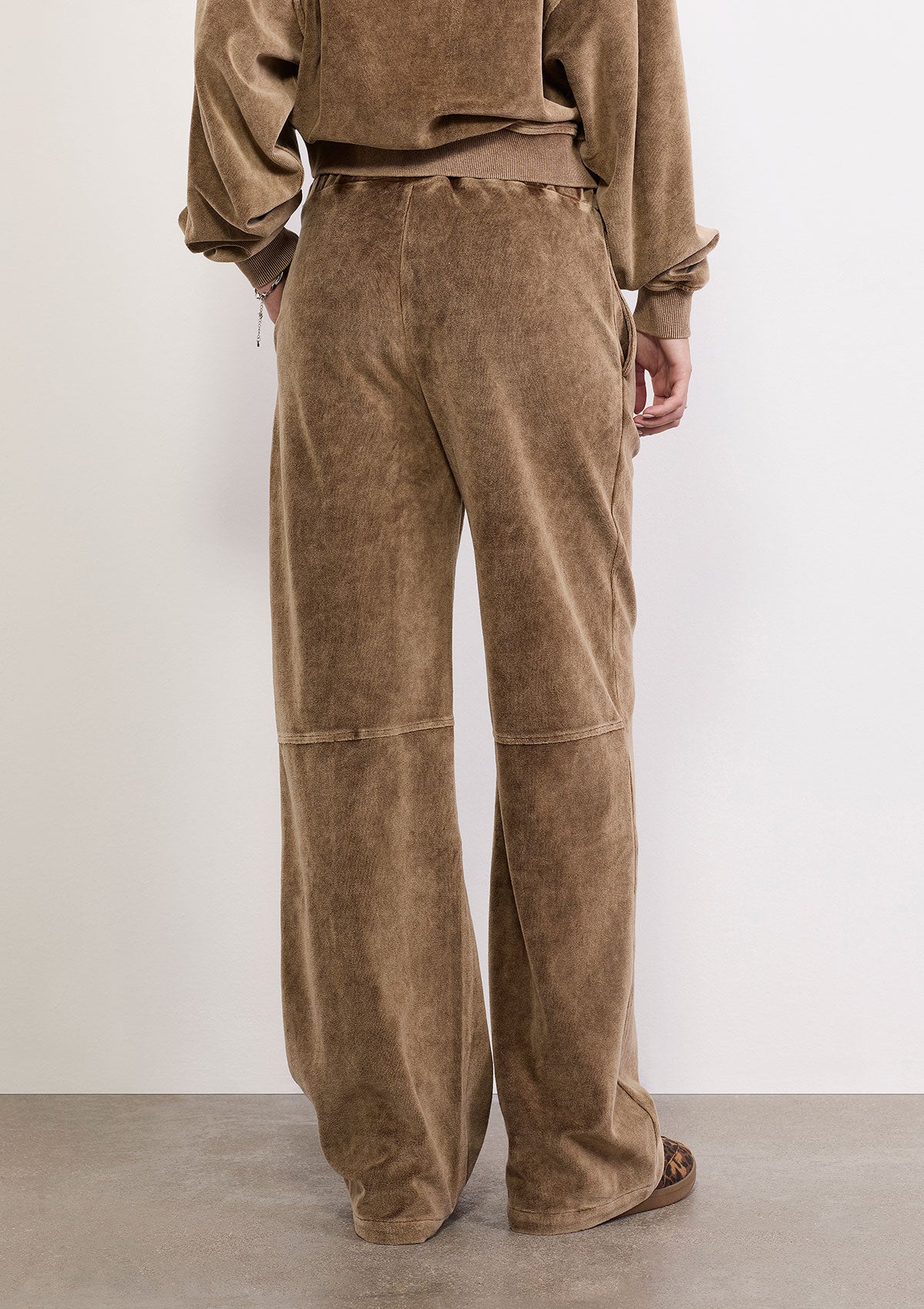 pantallona grash F**K Kafe e çelur W0415-LB