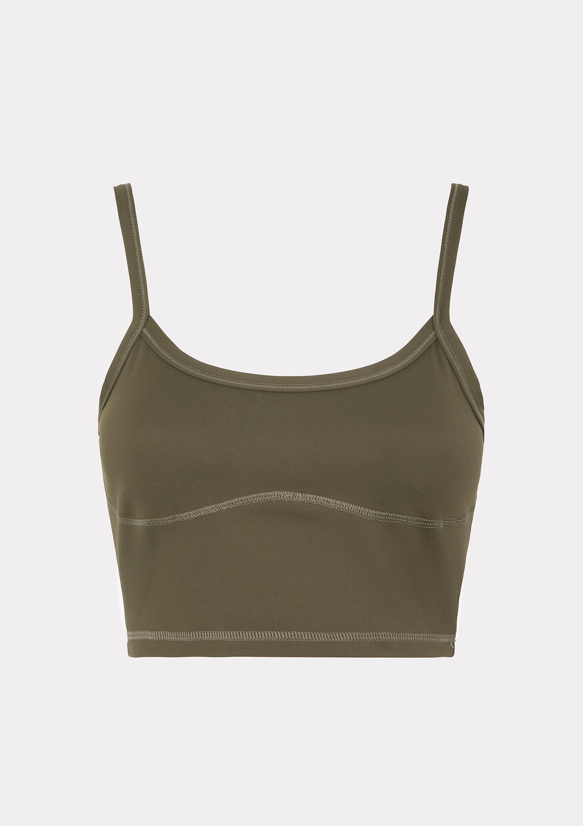Image of Woman sports top F**K Military green W0500-Mg