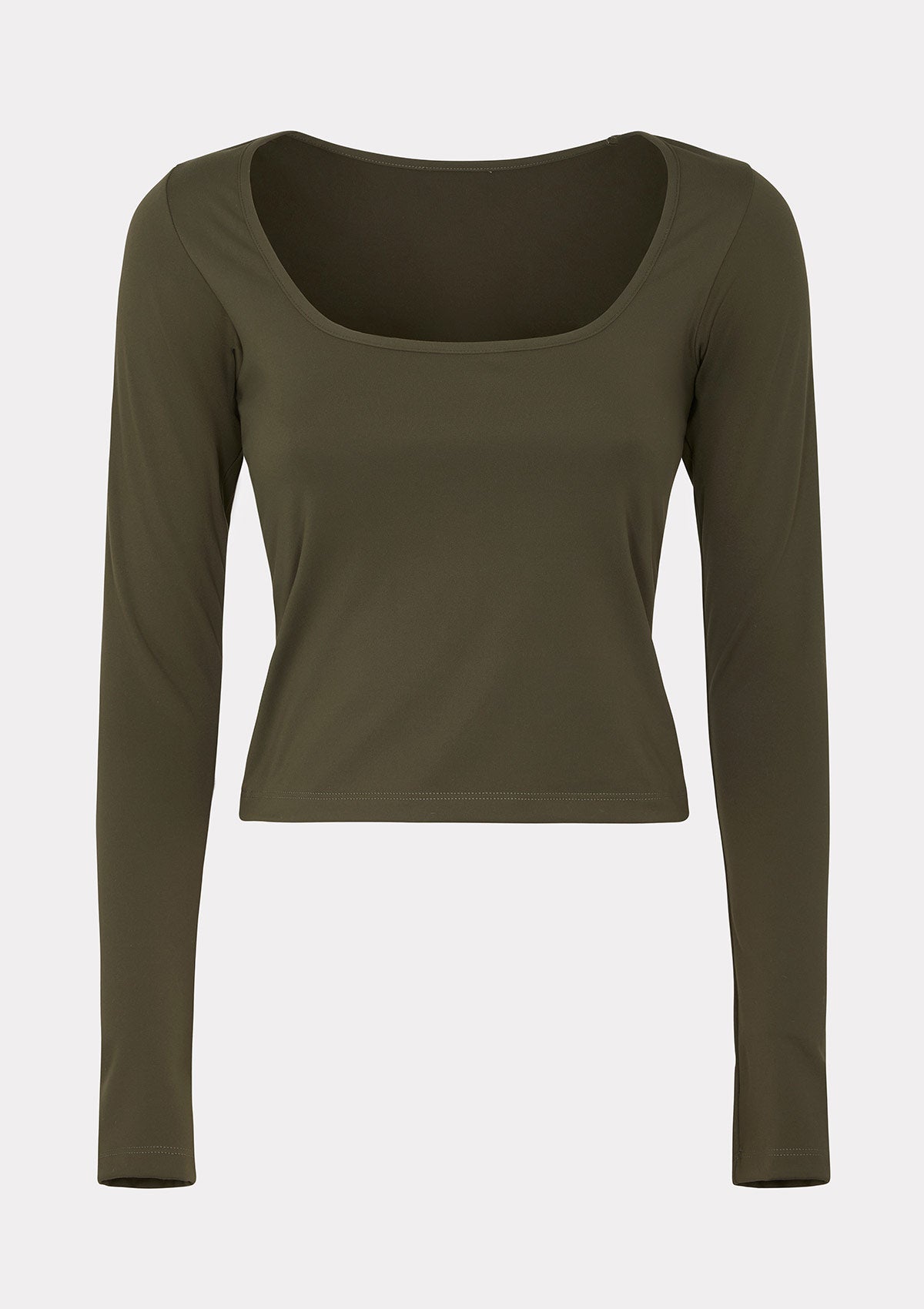 Woman long sleeve top F**K Military green W0504-Mg