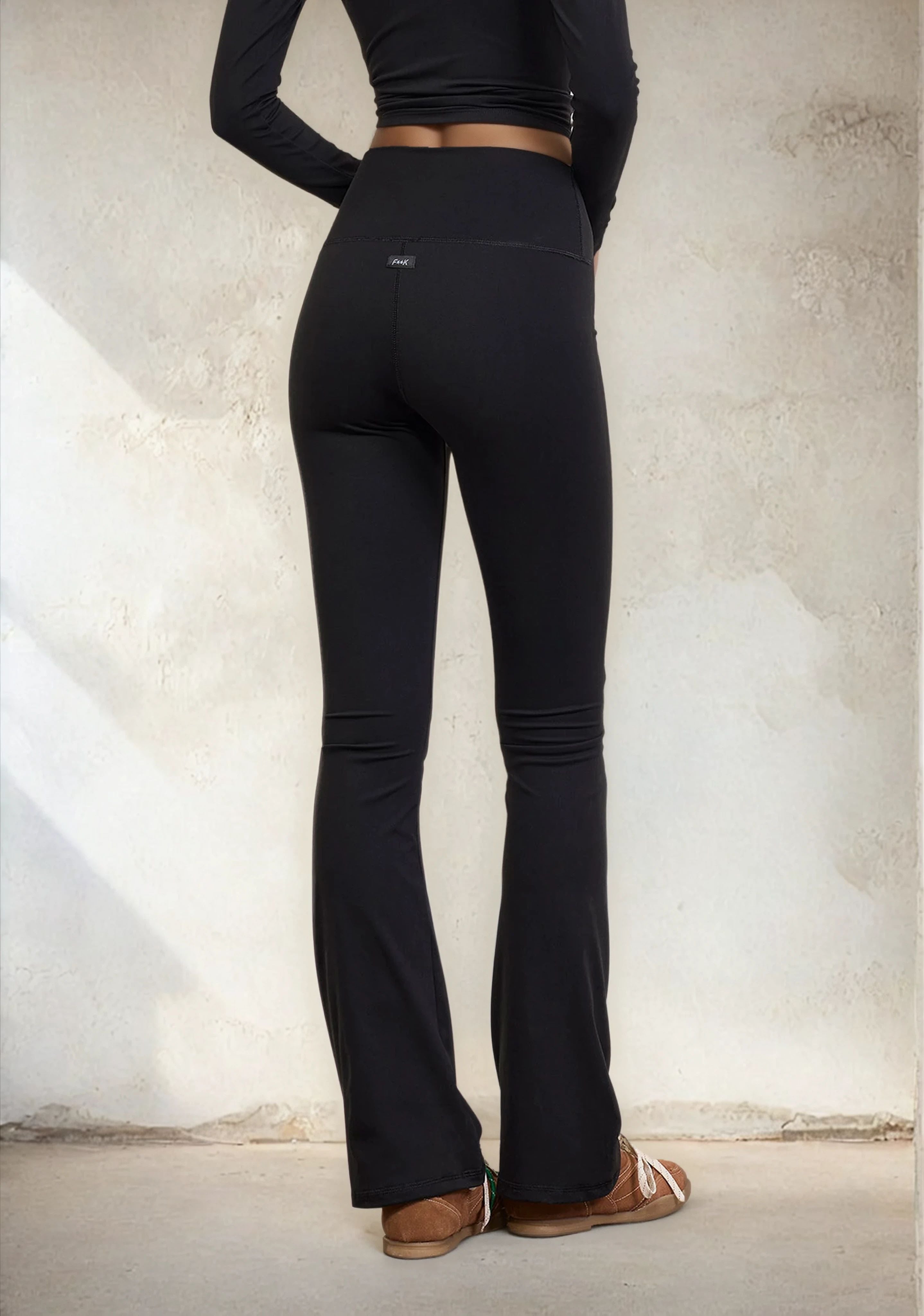 Image of Women's paw leggings F**K Black W0508-BK