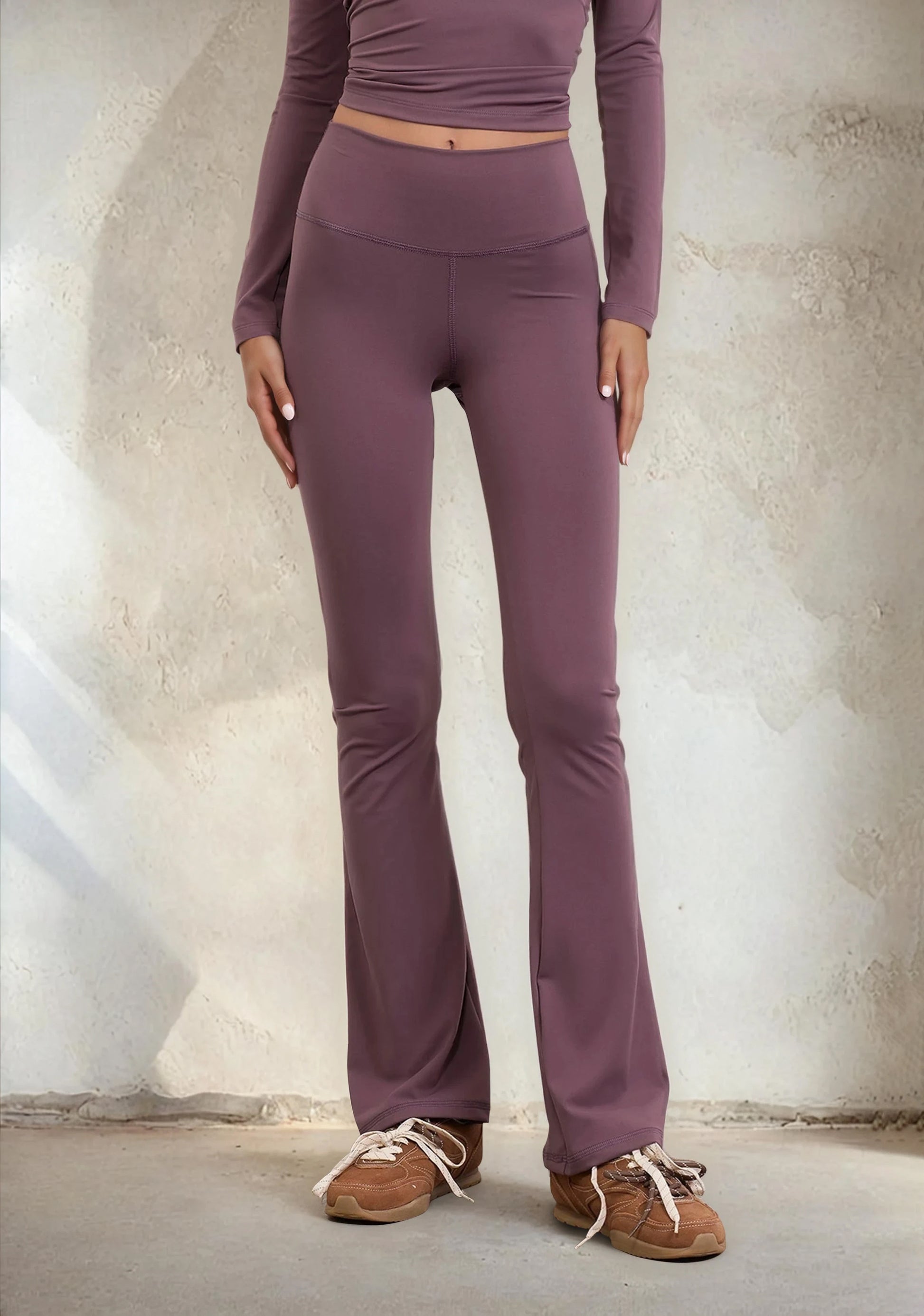 Women's paw leggings F**K Light Brown W0508-LB