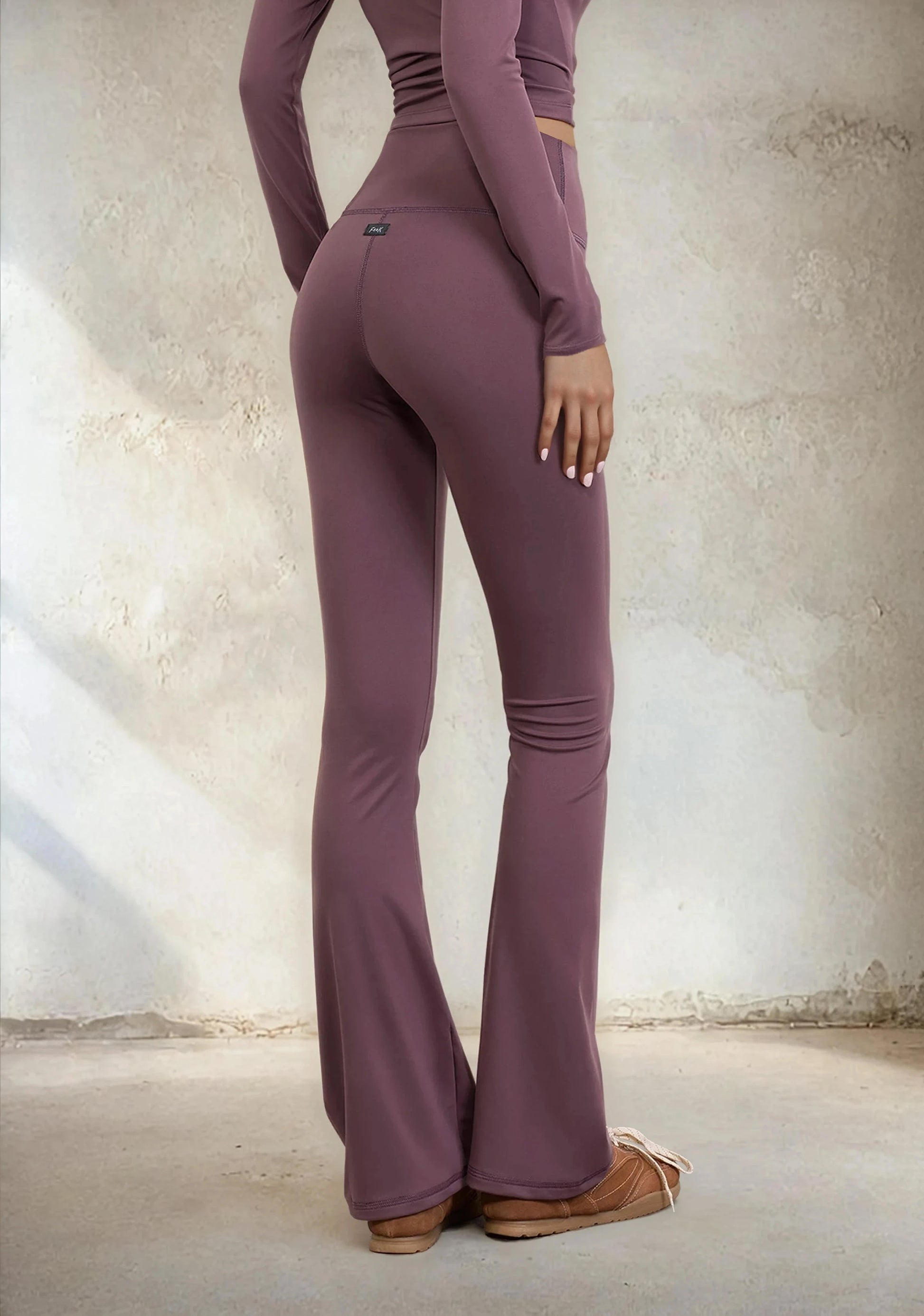 Women's paw leggings F**K Light Brown W0508-LB