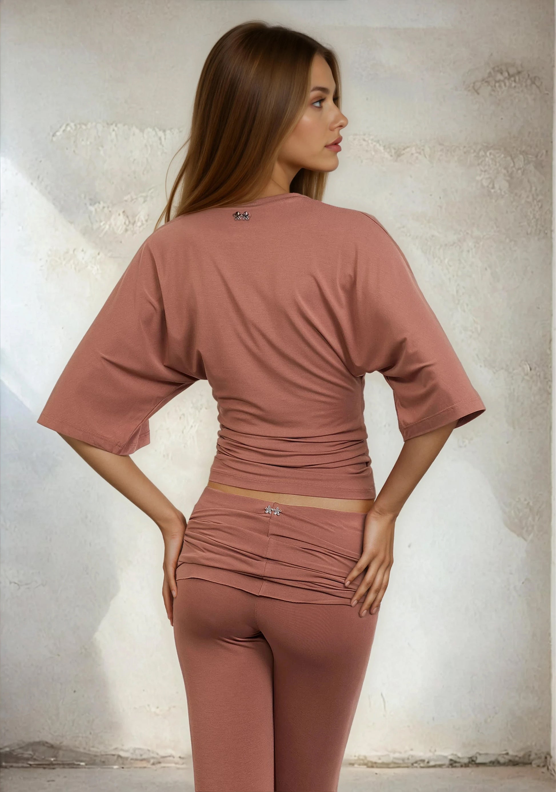 Women's T-shirt F**K Light Brown W0601-LB