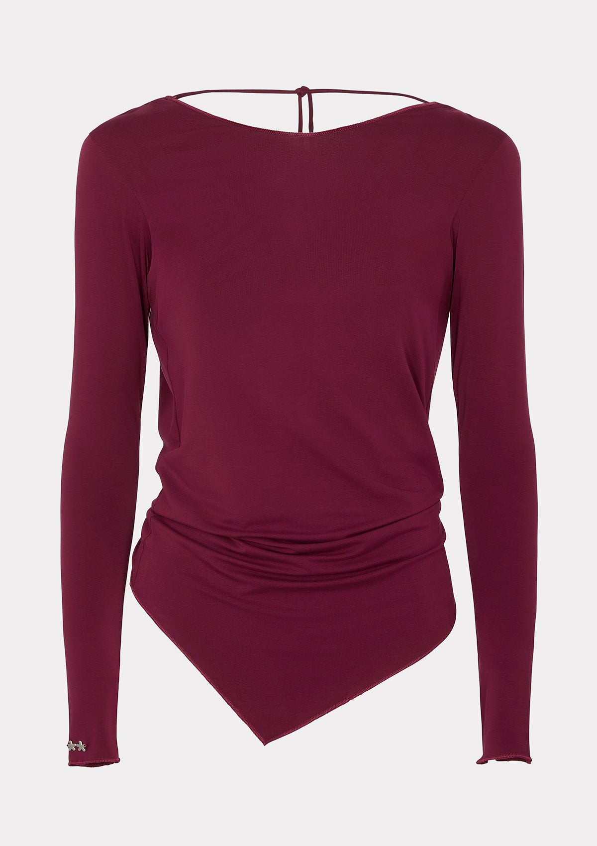Image of Woman long sleeve t-shirt F**K Bordeaux W0602-BD