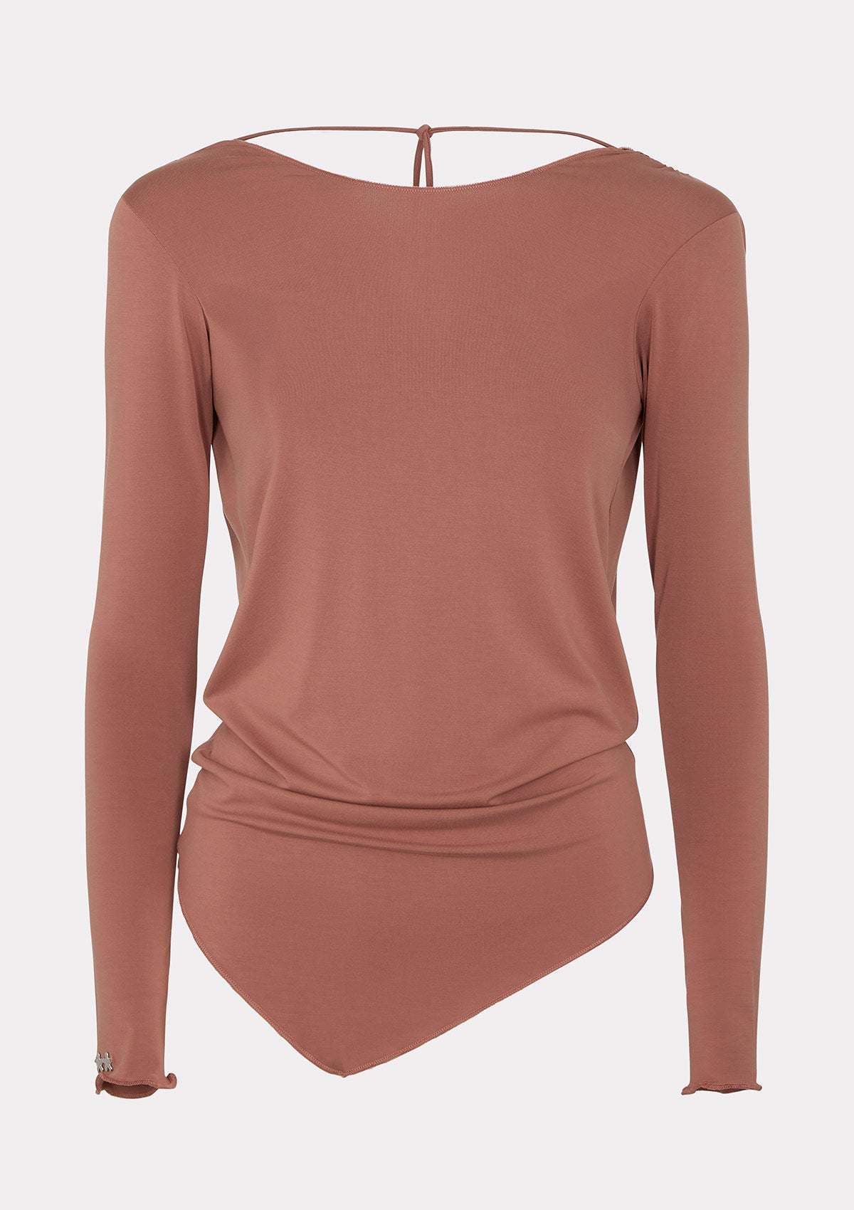 Image of T-Shirt Manica Lunga Donna F**K Light Brown W0602-LB