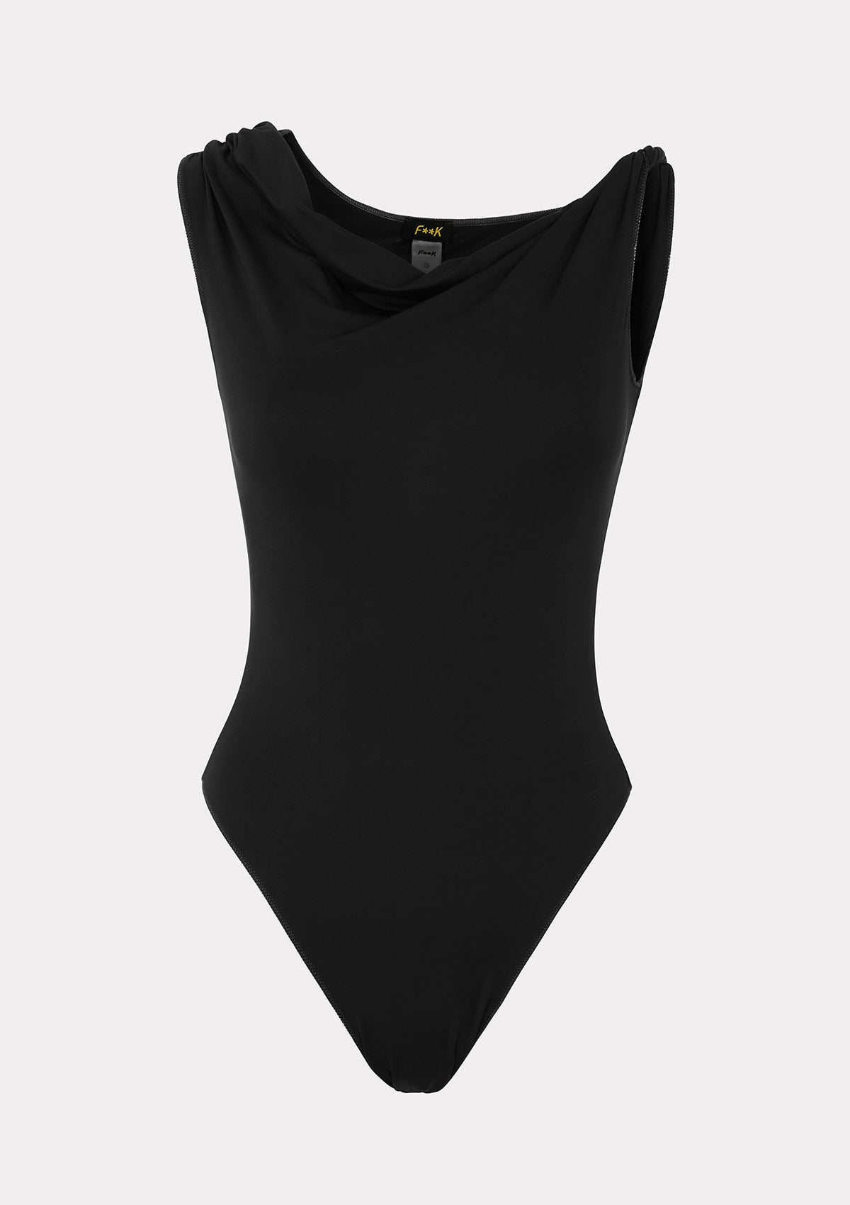 Image of Kadın Bodysuit F**K  Siyah W0603-BK