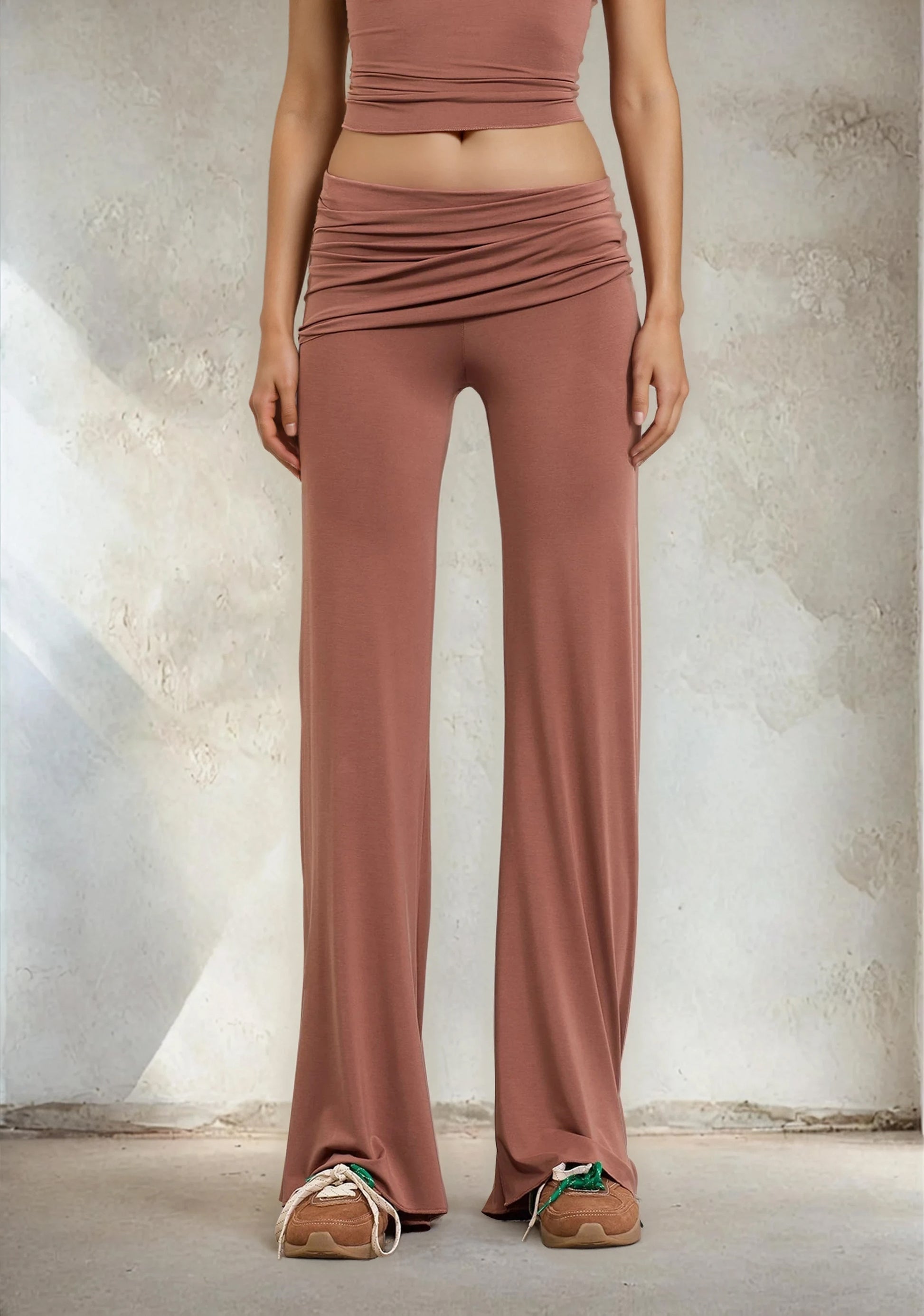 pantallona grash F**K Kafe e çelur W0612-LB