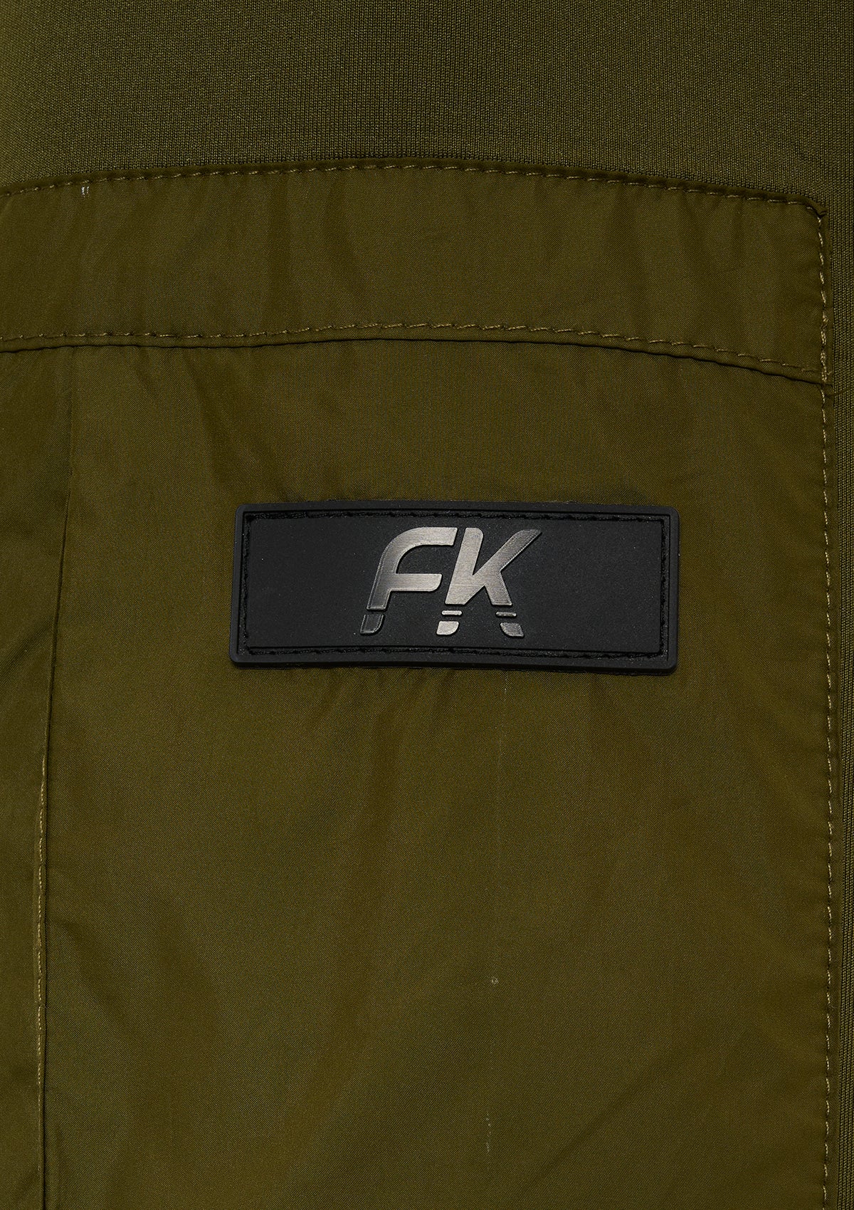 Image of Giubotto con Cappuccio Uomo F**K Verde Militare WM3102-MG