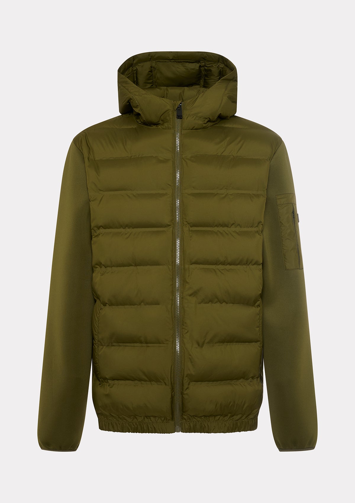 Image of Giubotto con Cappuccio Uomo F**K Verde Militare WM3102-MG