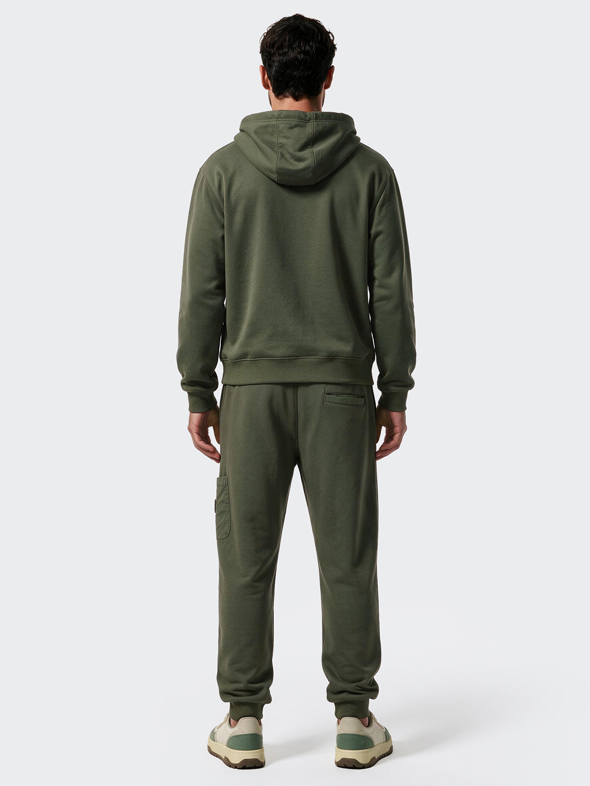 Image of Felpa con Cappuccio Uomo F**K Verde Militare WM3300-MG