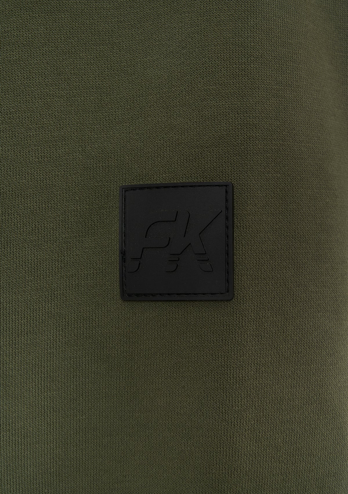 Felpa con Cappuccio Uomo F**K Verde Militare WM3300-MG