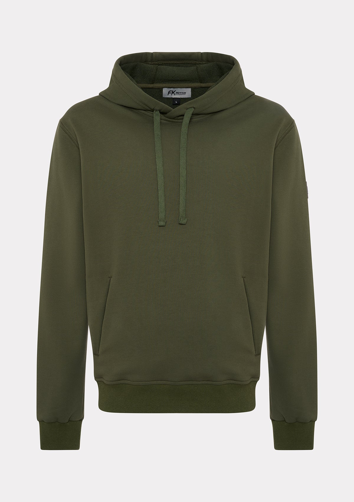 Image of Felpa con Cappuccio Uomo F**K Verde Militare WM3301-MG