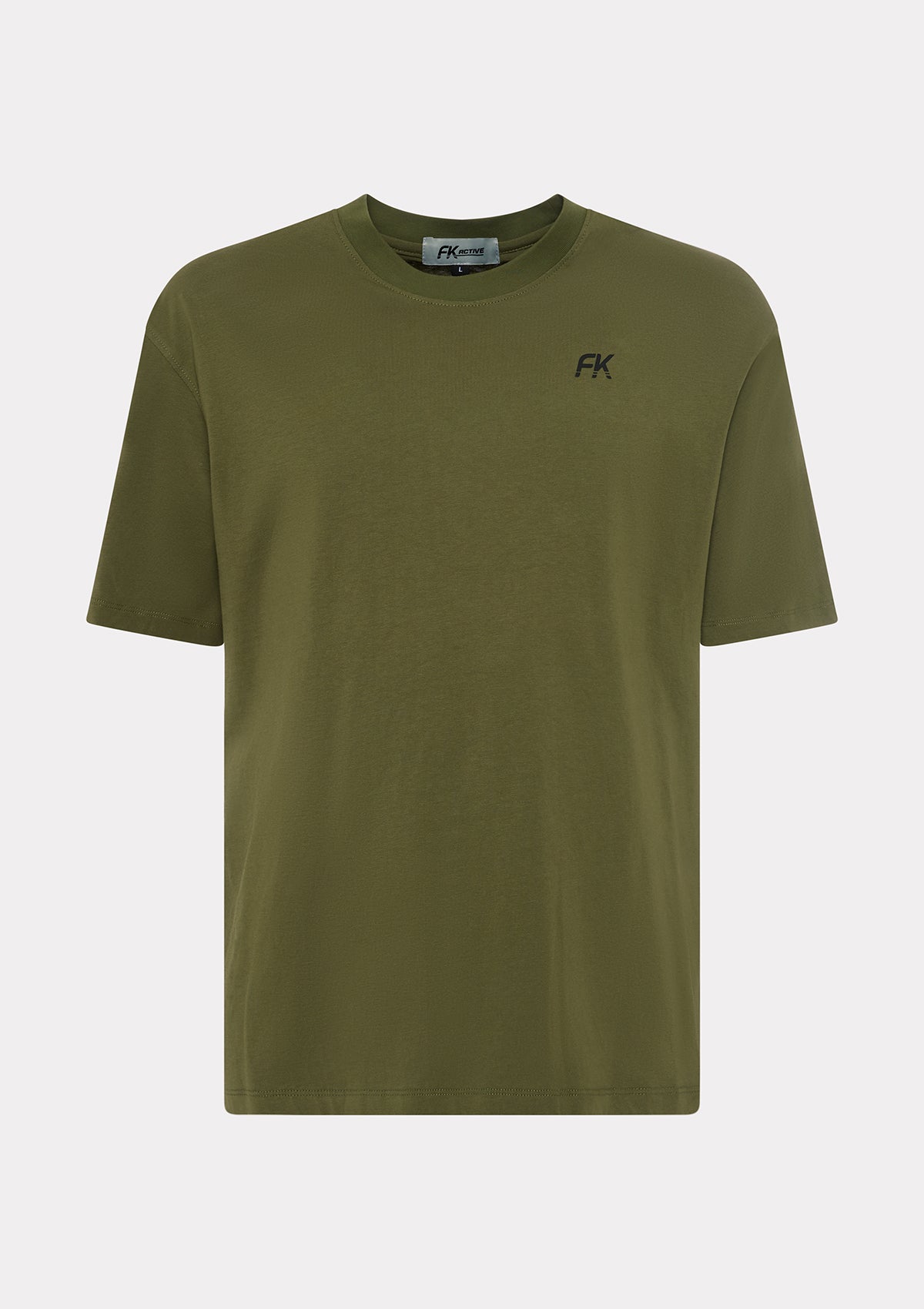 Image of T-shirt Uomo F**K Verde Militare WM3720-MG