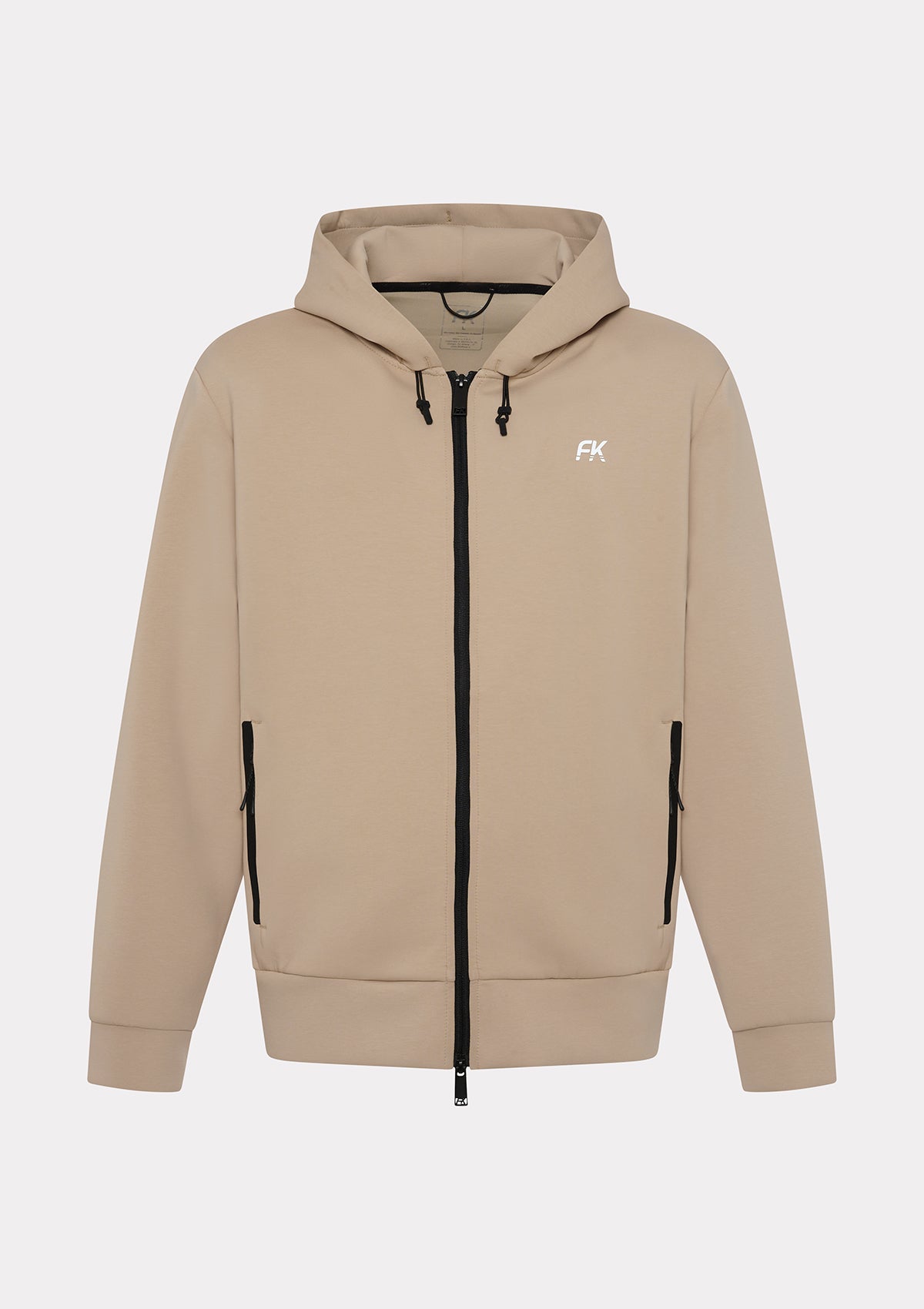 Felpa con Cappuccio Uomo F**K Beige WM3740-BG