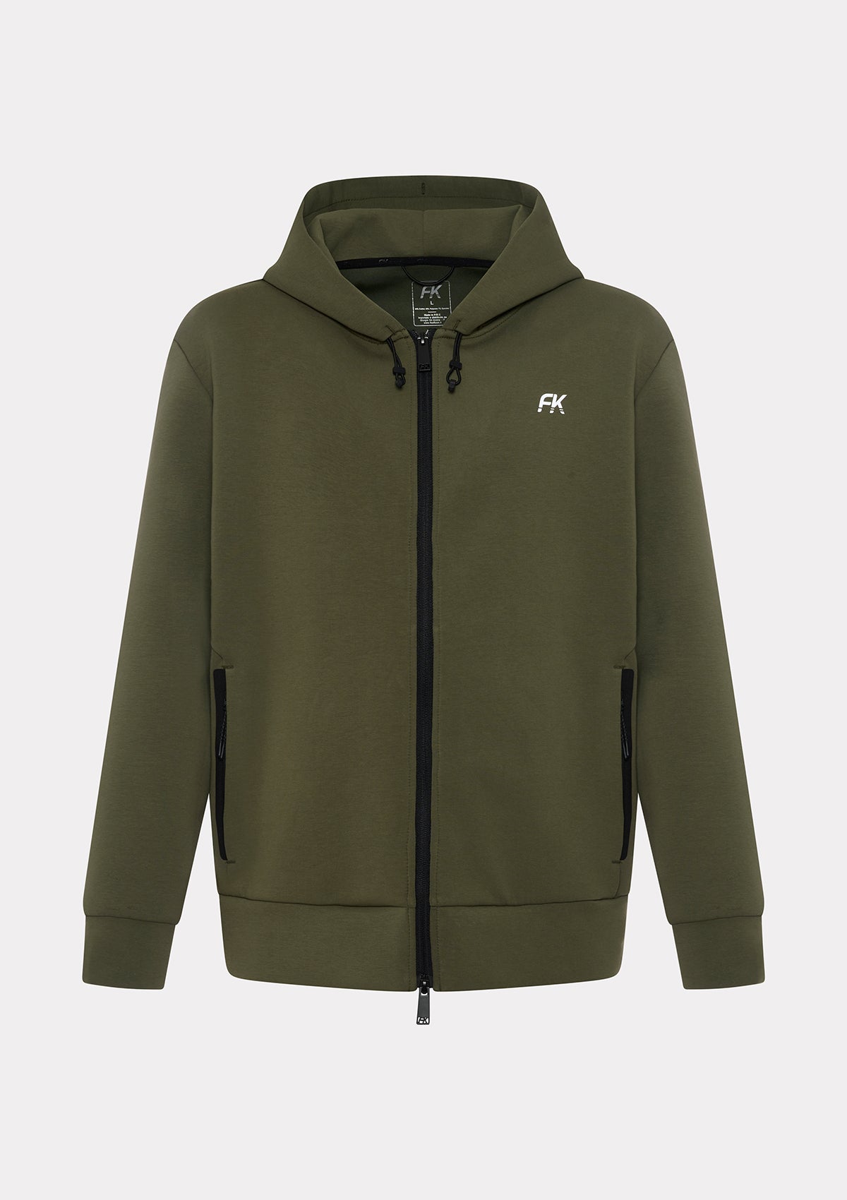 Image of Felpa con Cappuccio Uomo F**K Verde Militare WM3740-MG