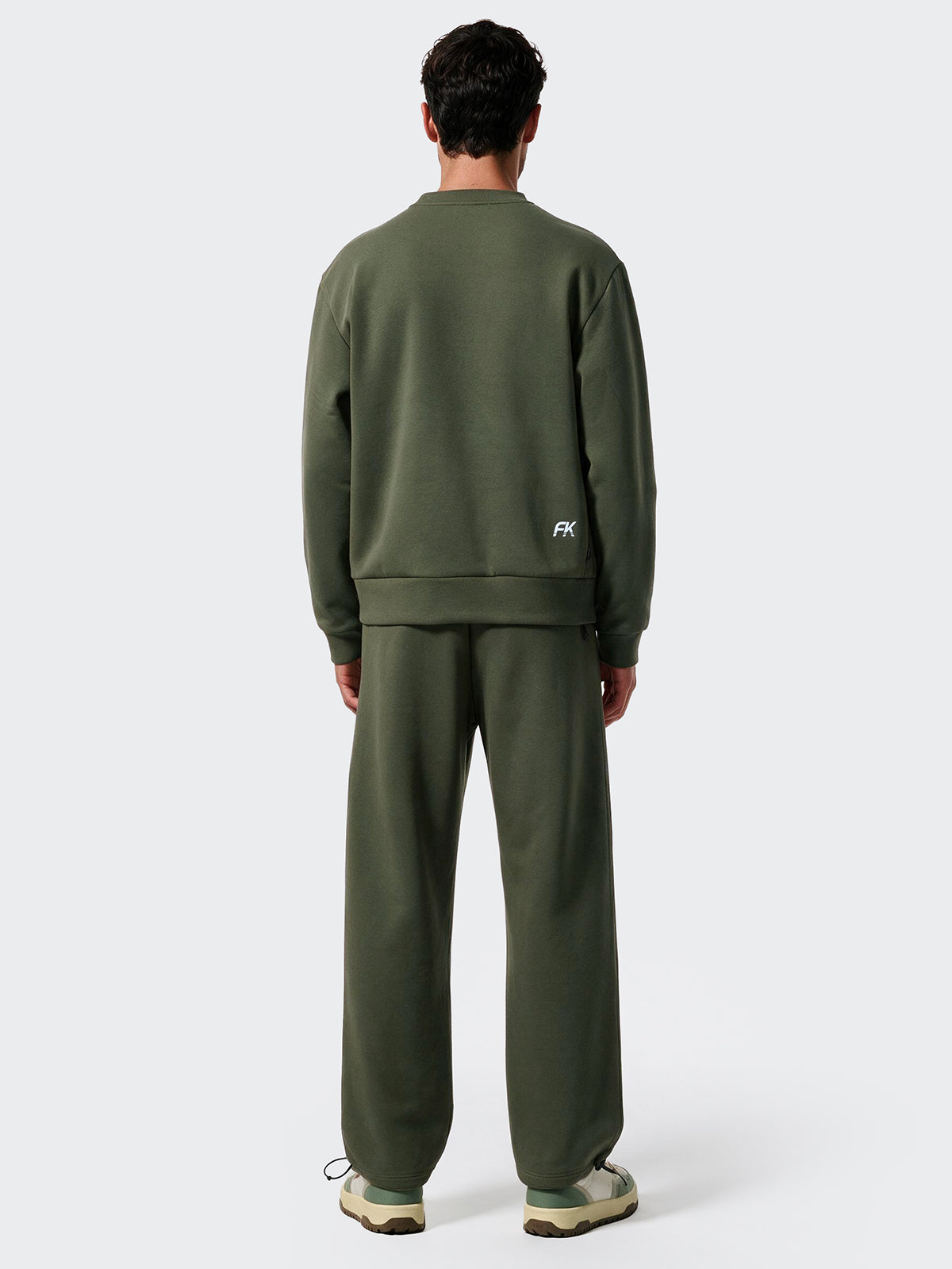 Felpa Uomo F**K Verde Militare WM3750-MG
