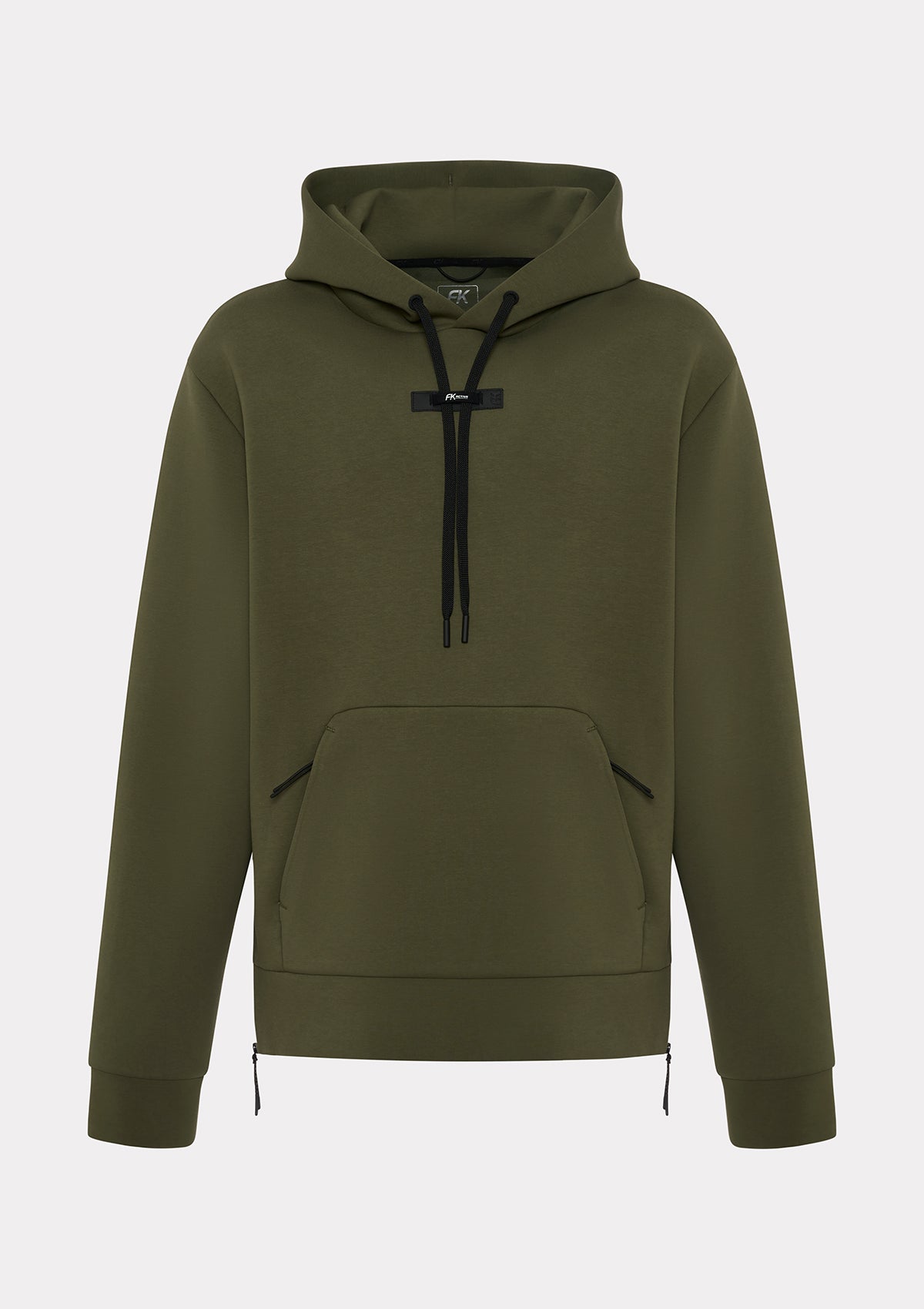 Image of Felpa con Cappuccio Uomo F**K Verde Militare WM3760-MG