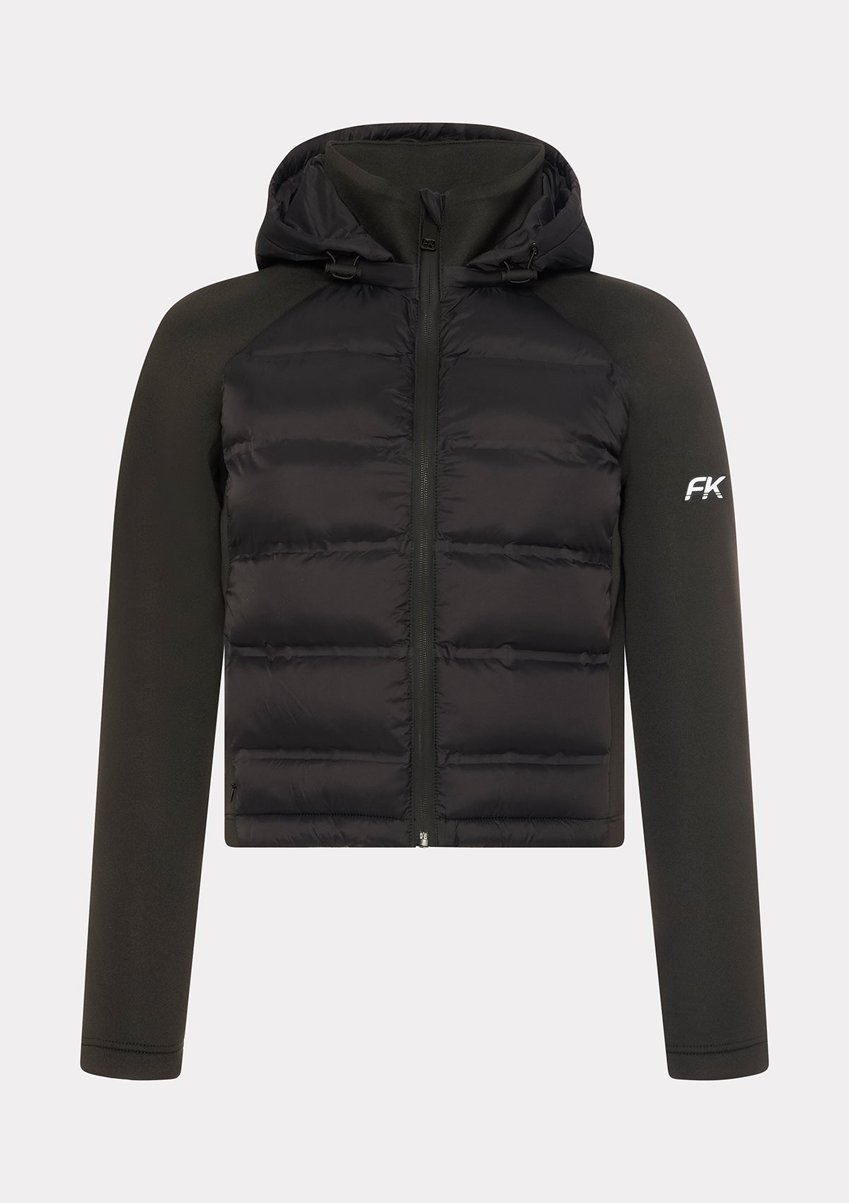 Women's Short Down Jacket F**K Black WW0101-BK