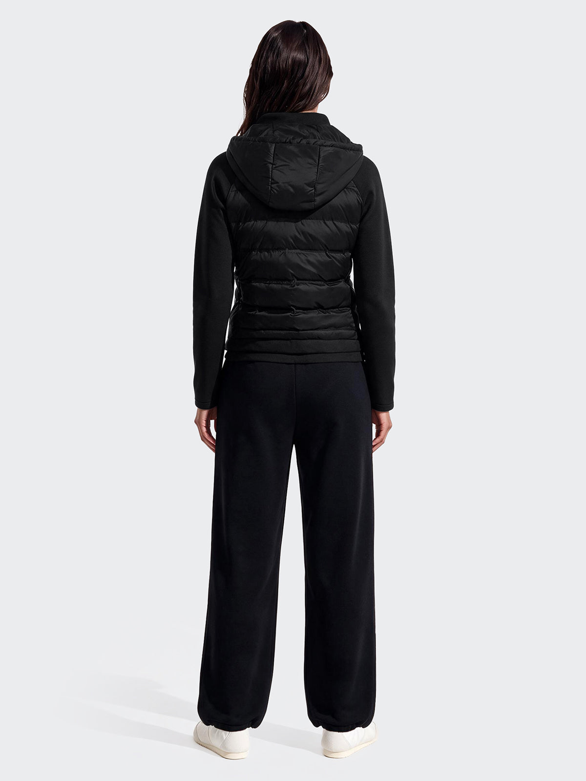 Women's Short Down Jacket F**K Black WW0101-BK