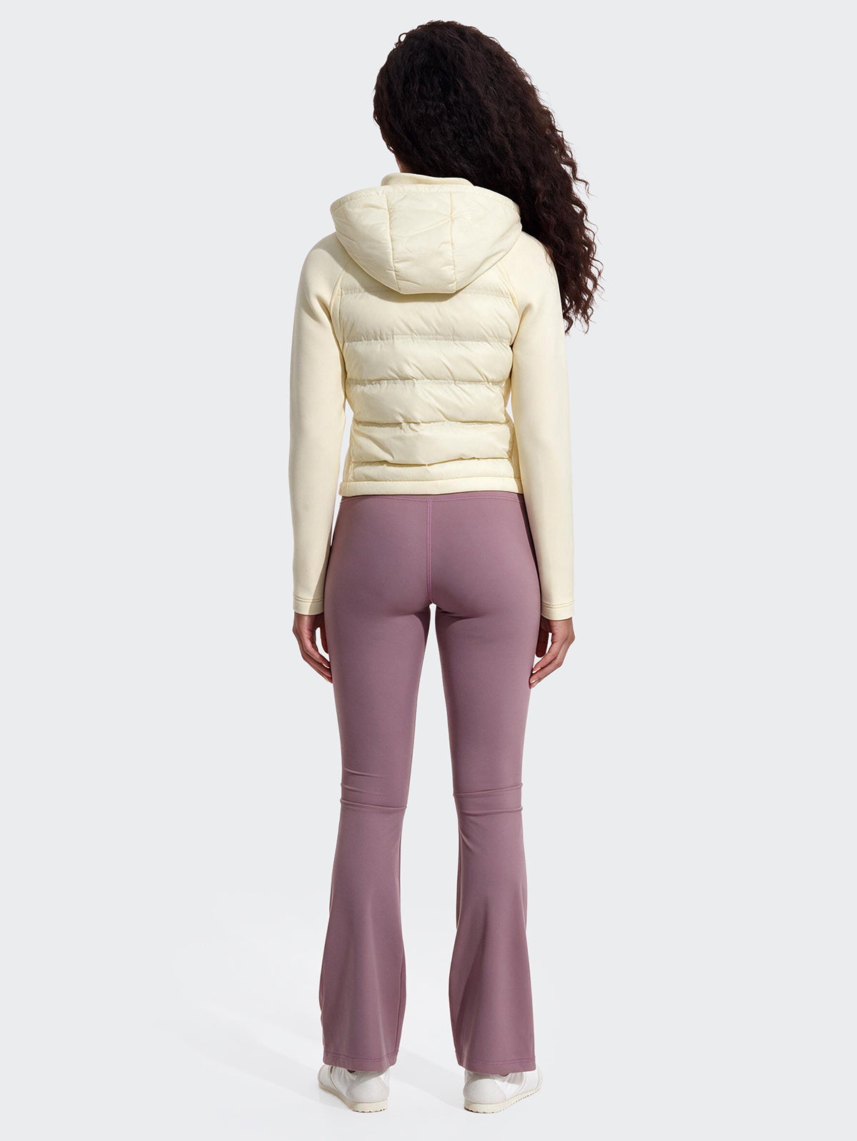 Women's Short Down Jacket F**K Cream WW0101-CM