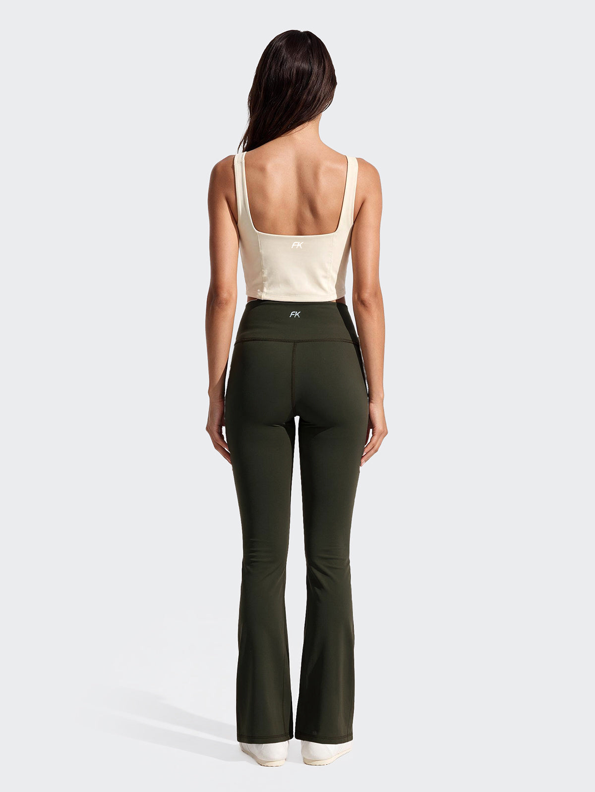 Leggings Zampa Donna F**K Verde Militare WW0219-MG