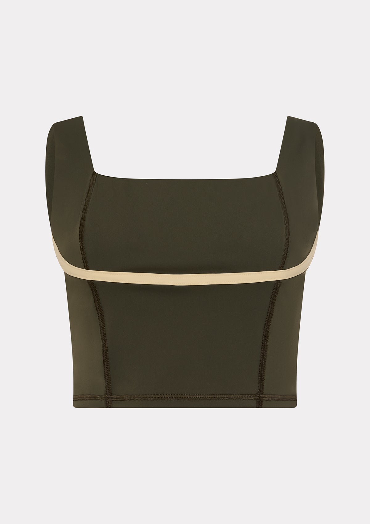 Image of Crop Top Donna F**K Verde Militare WW0200-MG