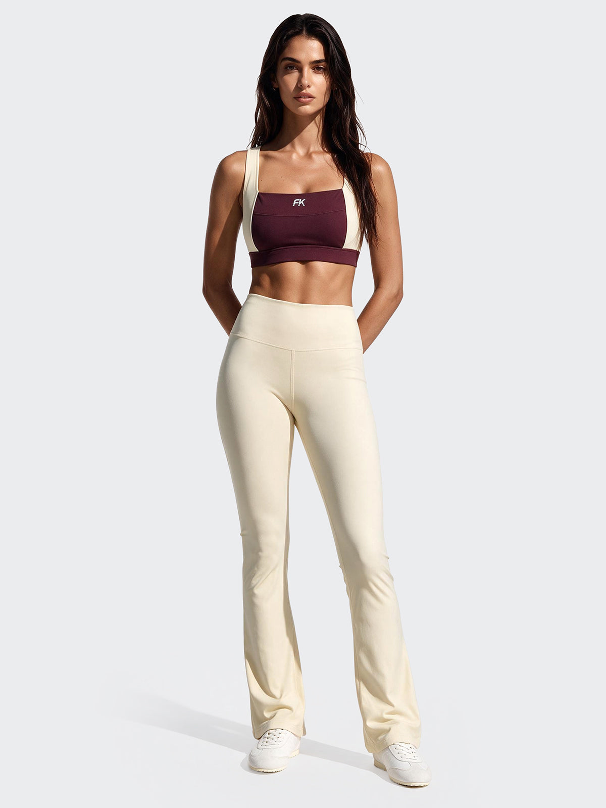 Women's Crop Top F**K Bordeaux WW0202-BD