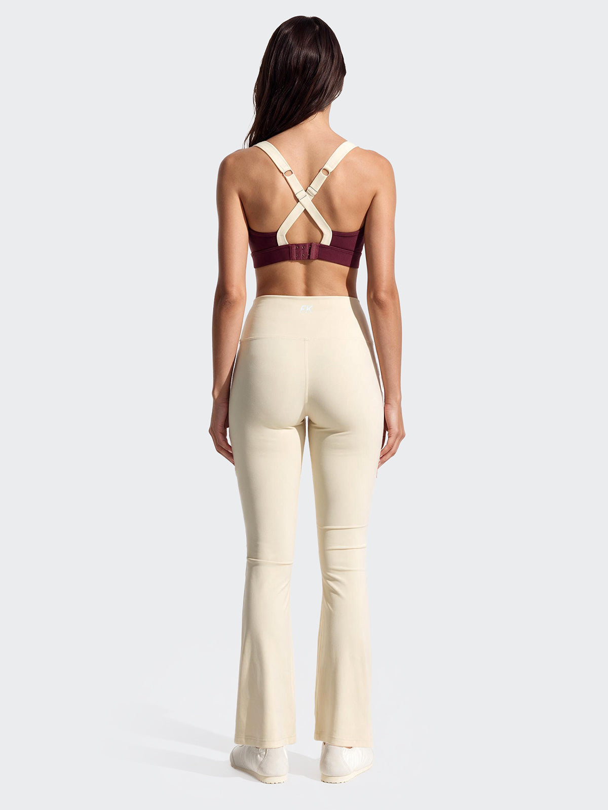 Image of Leggings Zampa Donna F**K Crema WW0219-CM