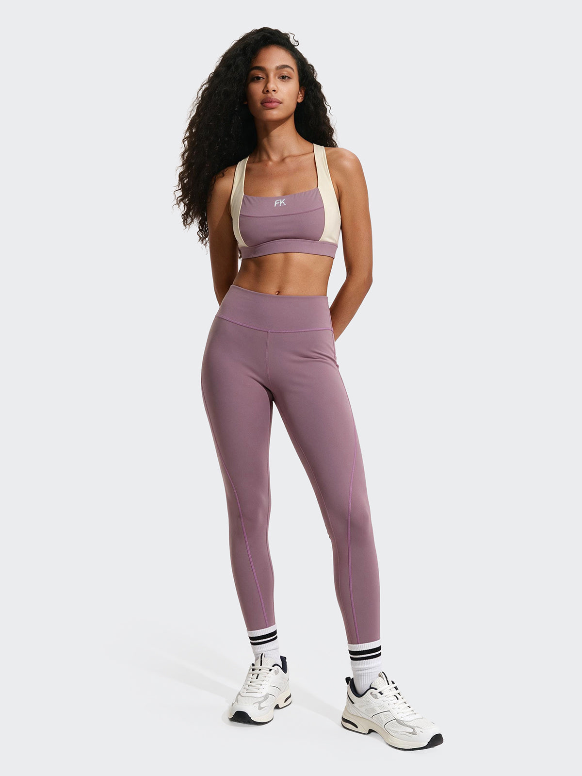 Image of Women's Crop Top F**K Dusty Pink WW0202-DP