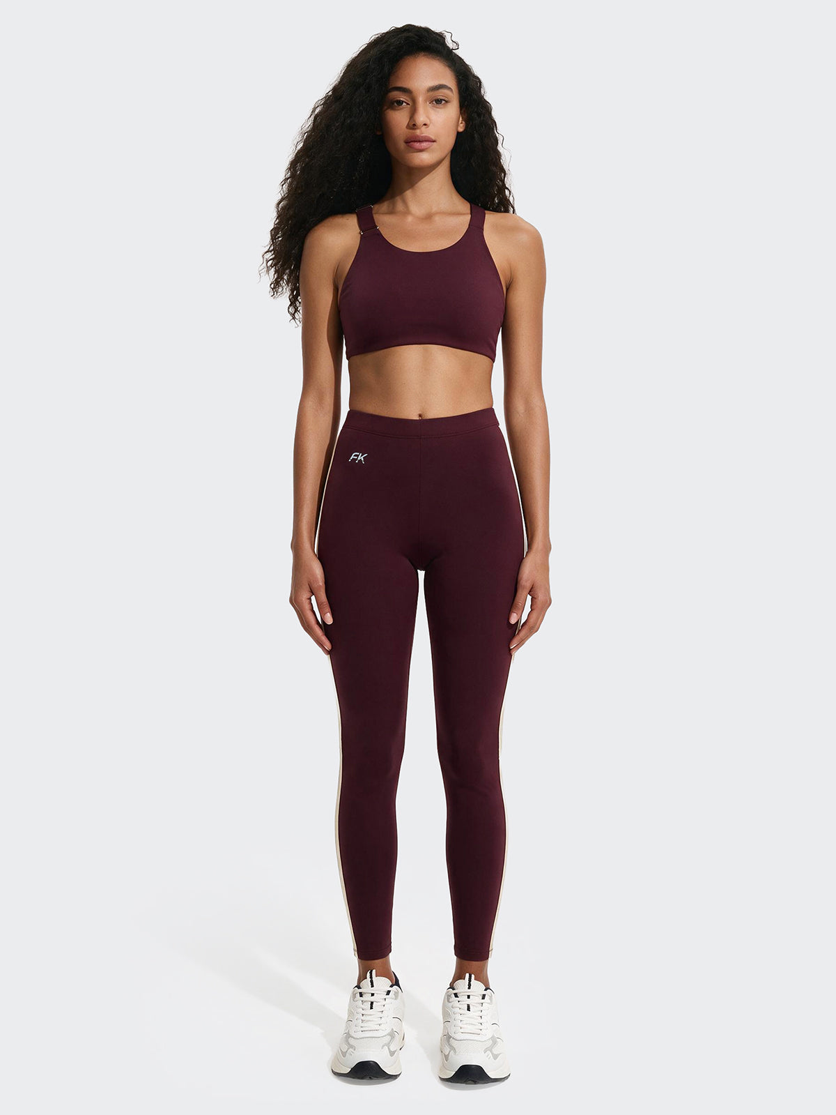 Image of Leggings Donna F**K Bordeaux WW0204-BD