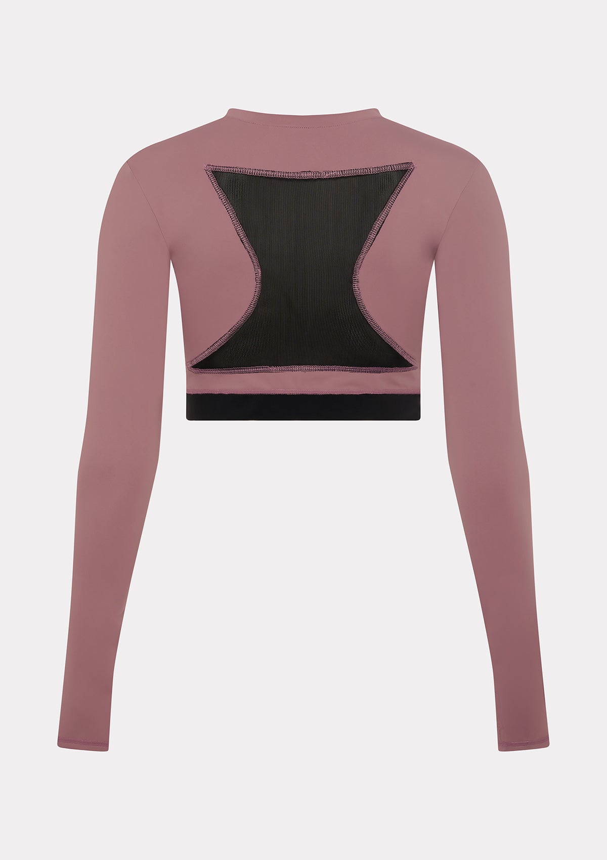 Crop Top Manica Lunga Donna F**K Dusty Pink WW0208-DP