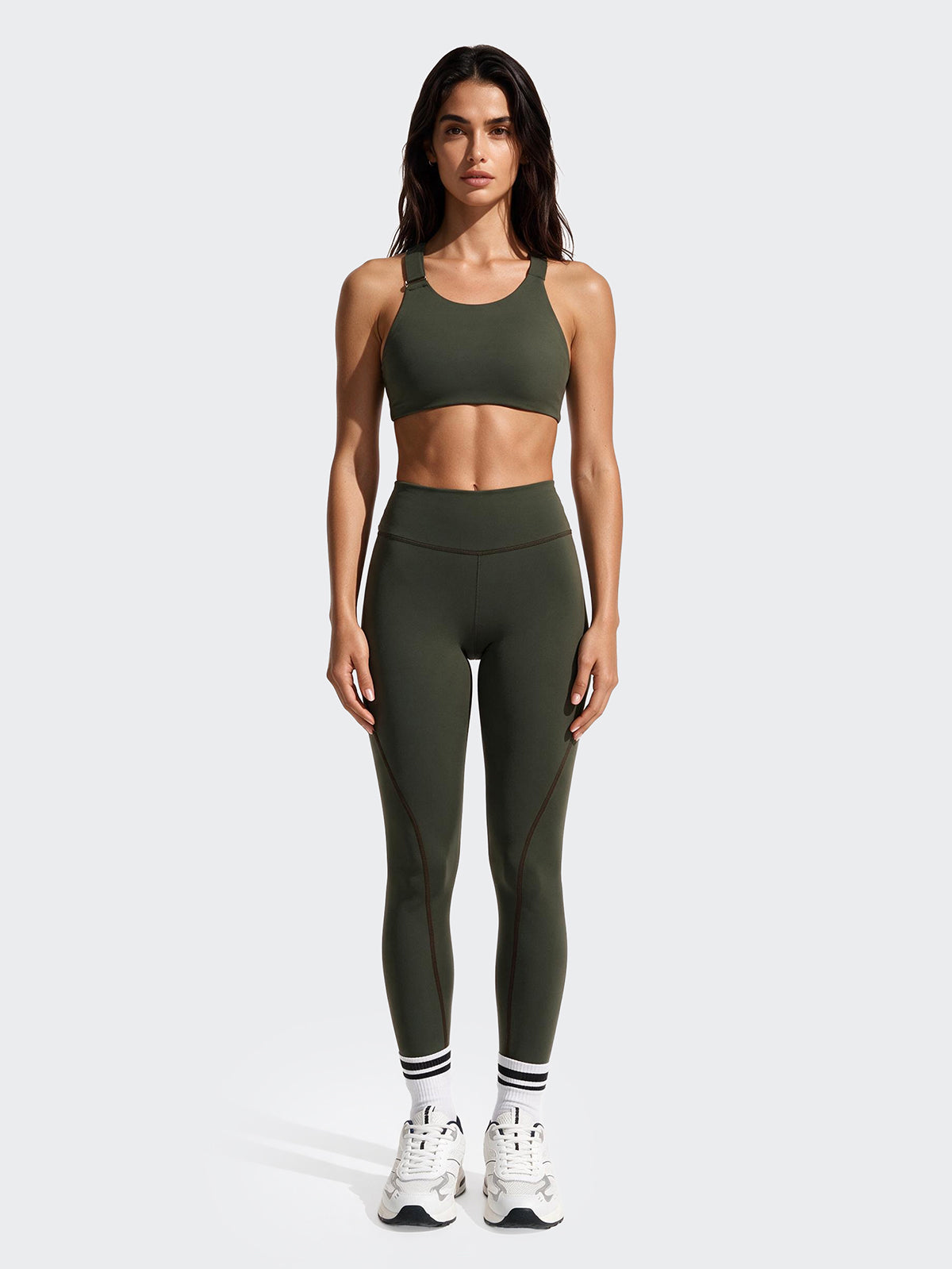 Image of Leggings Donna F**K Verde Militare WW0214-MG