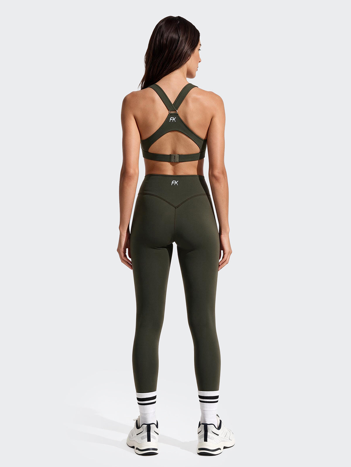 Image of Leggings Donna F**K Verde Militare WW0214-MG