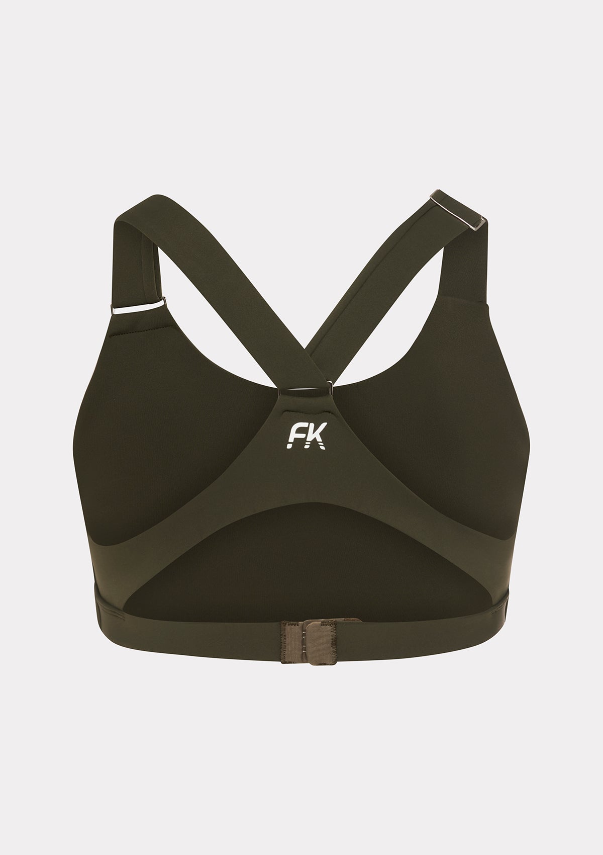 Image of Top Sportivo Donna F**K Verde Militare WW0216-MG