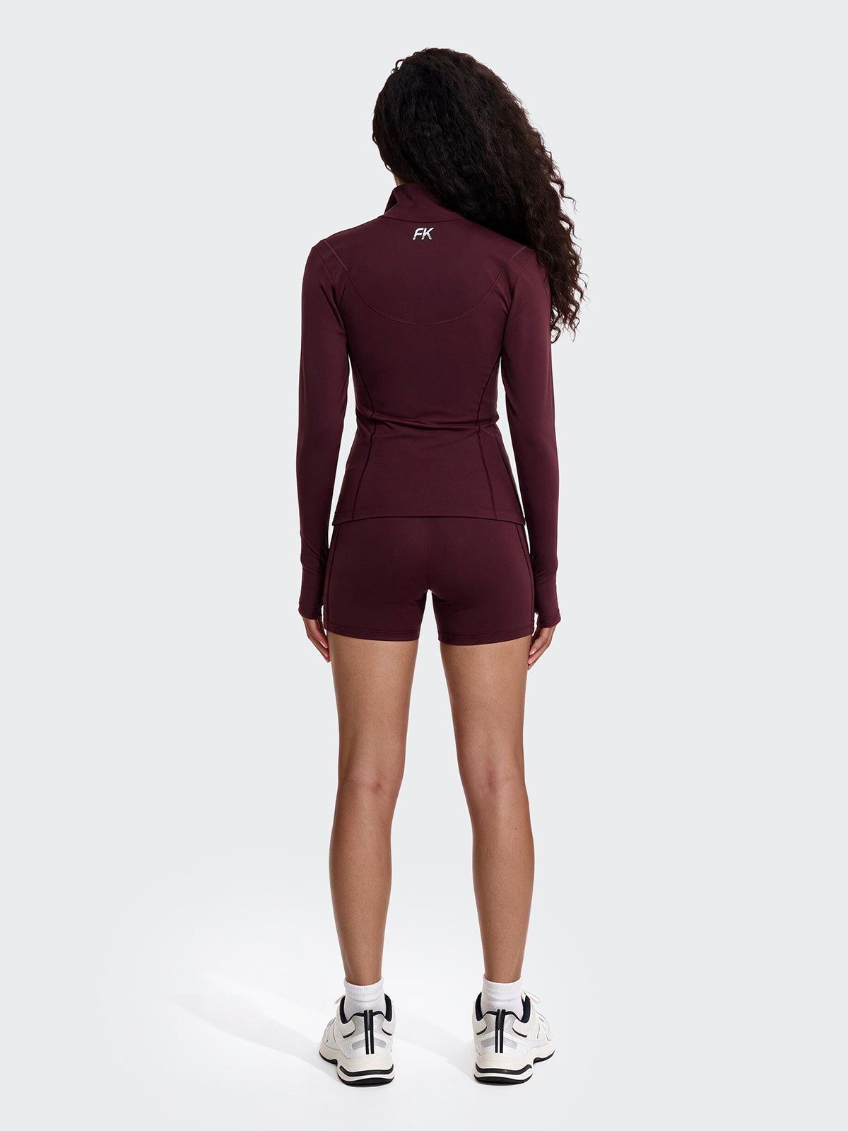 Image of Women's Long Sleeve T-shirt F**K Bordeaux WW0244-BD