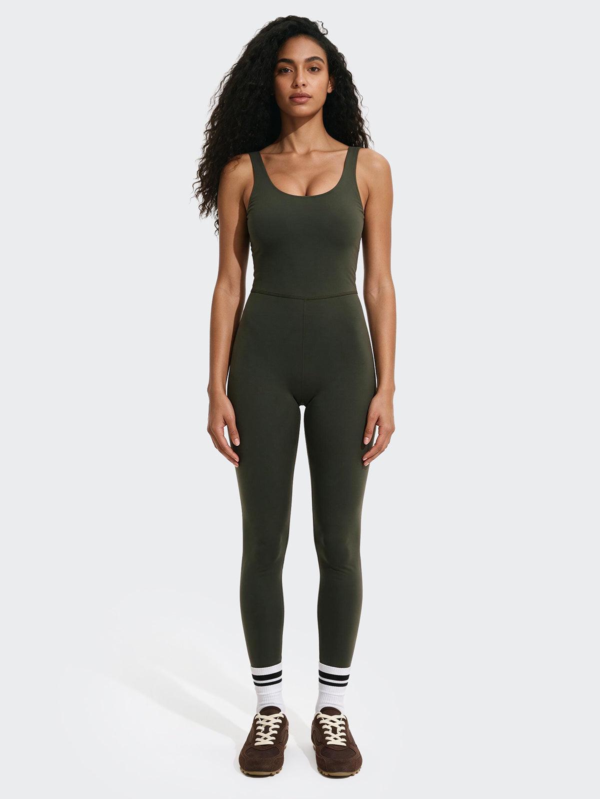 Image of Women's Long Tracksuit F**K Military Green WW0240-MG